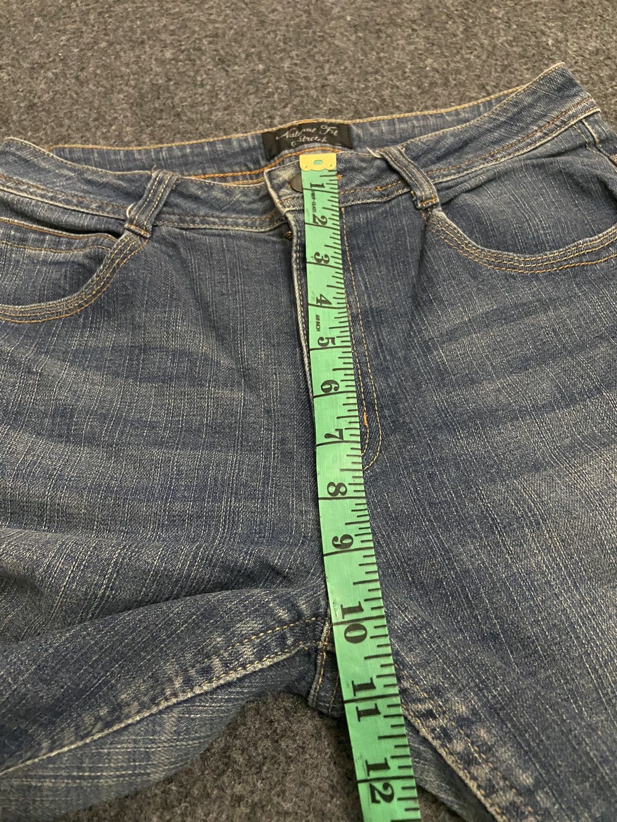 Japanese Brand Vintage Y2K Natural fit strectch denim pants flare Size 26" / US 2 / IT 38 - 12 Thumbnail