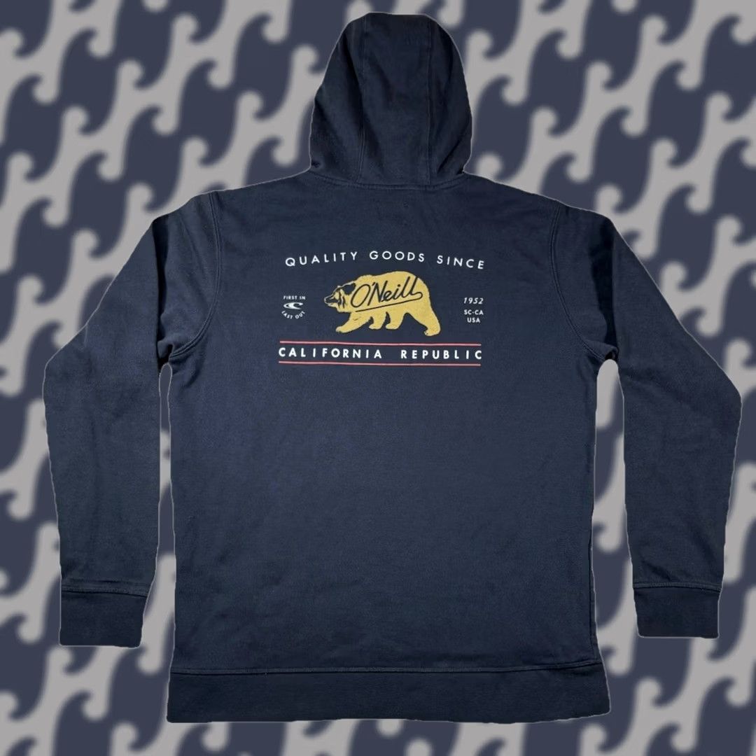 O'Neill VINTAGE Y2K O’Neill Hooded Sweatshirt Logo & Pocket Black Size Medium Mens Hoodie Size US M / EU 48-50 / 2 - 1 Thumbnail