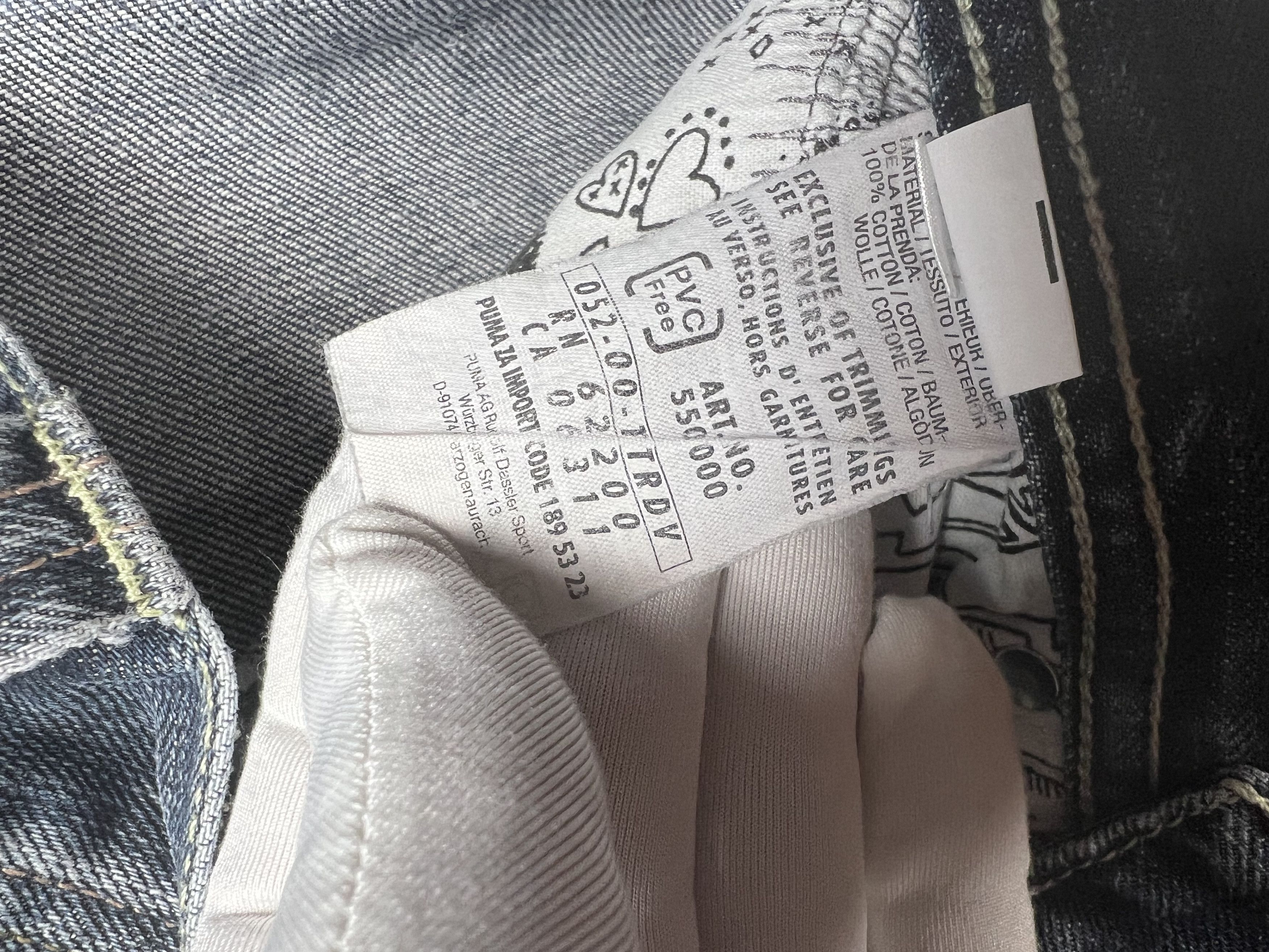 Evisu Evisu Puma Denim Jeans 32/34 Size US 32 / EU 48 - 6 Thumbnail