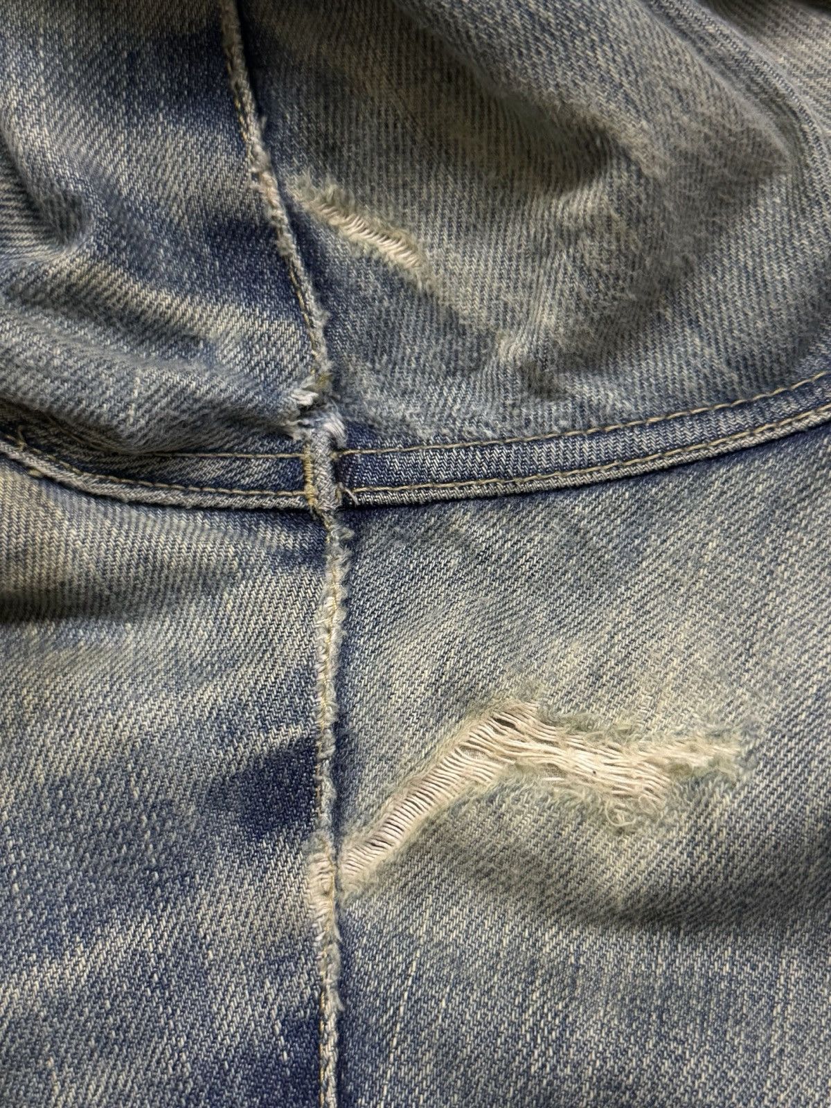 Japanese Brand Vintage 90s Halley Stone Japanese Denim Jeans |Fade Wash W30 Size US 30 / EU 46 - 12 Thumbnail