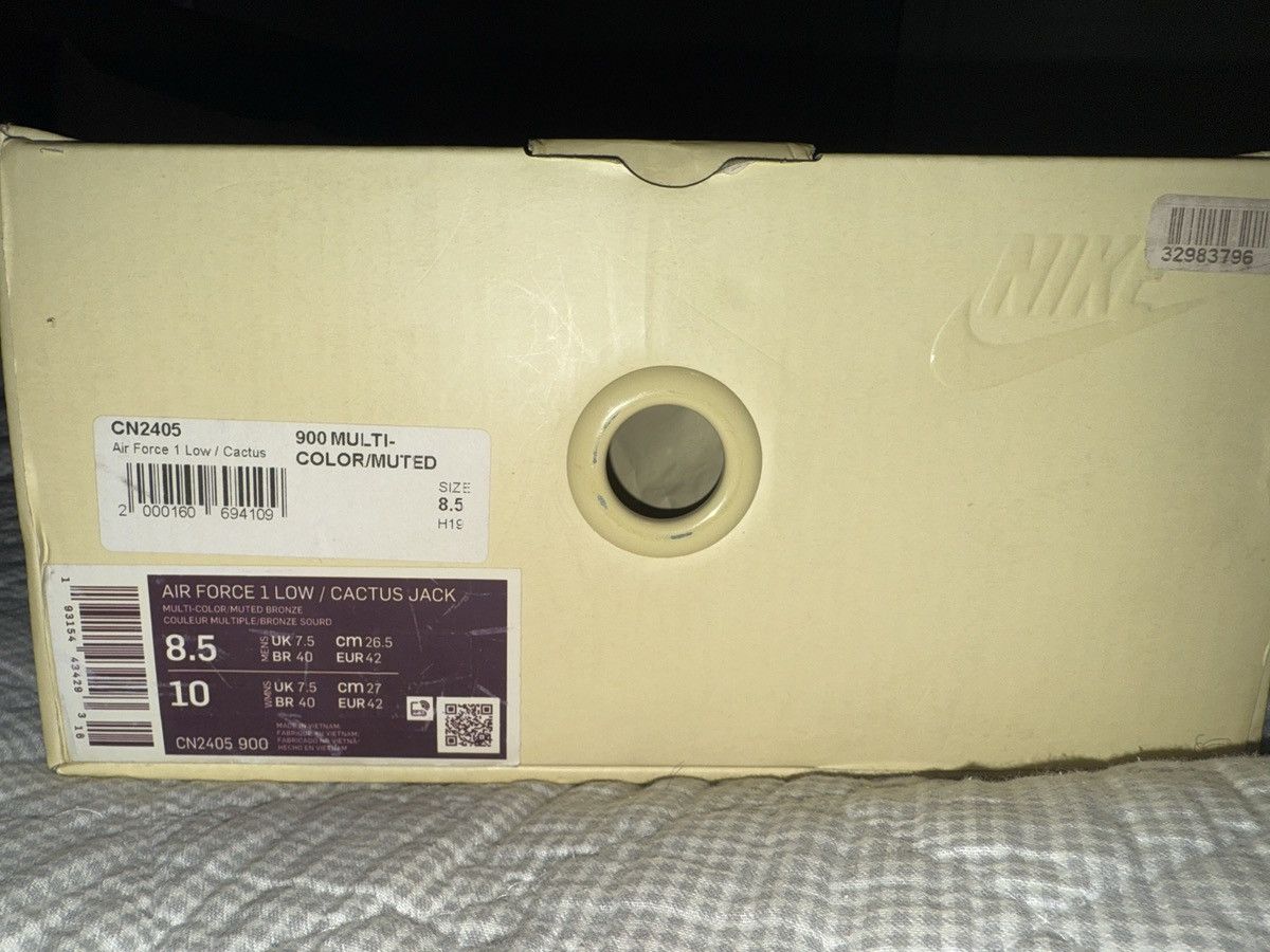 Nike × Travis Scott Air force 1 ‘ cactus jack ‘ Size US 8.5 / EU 41-42 - 10 Thumbnail