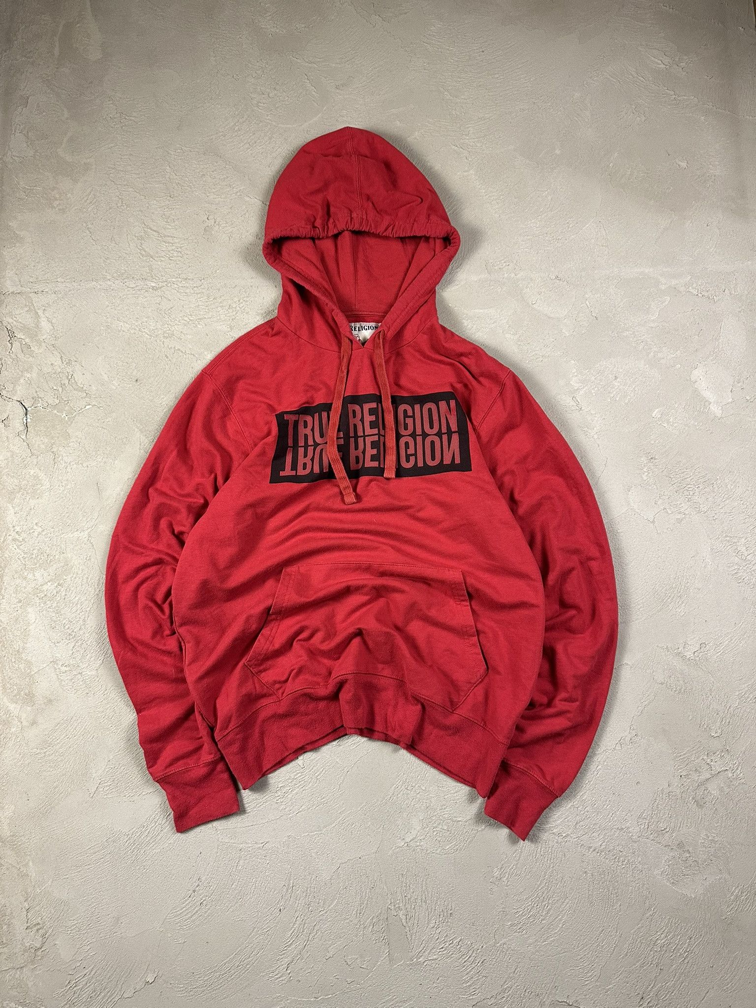 True Religion Vintage Y2k True Religion Spellout Logo Hoodie Size US L / EU 52-54 / 3 - 1 Thumbnail