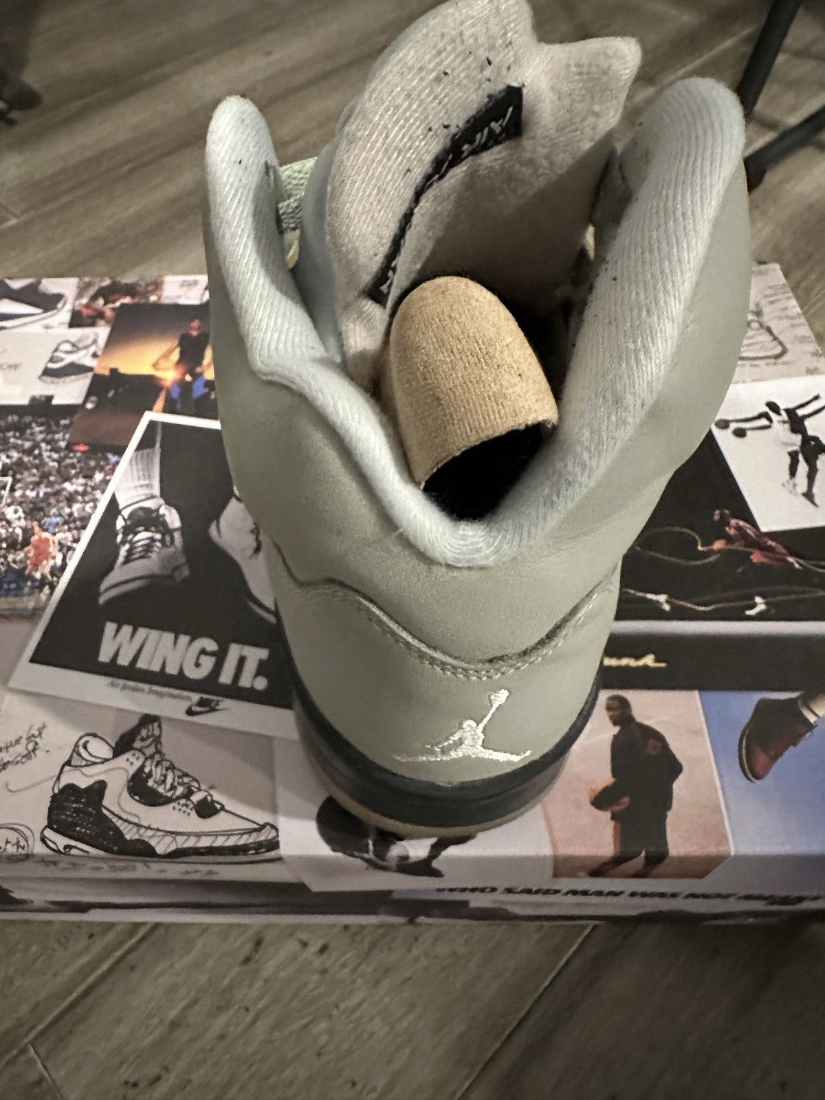 Jordan Brand × Nike Jade Green Air Jordan 5 Size US 8.5 / EU 41-42 - 15 Thumbnail