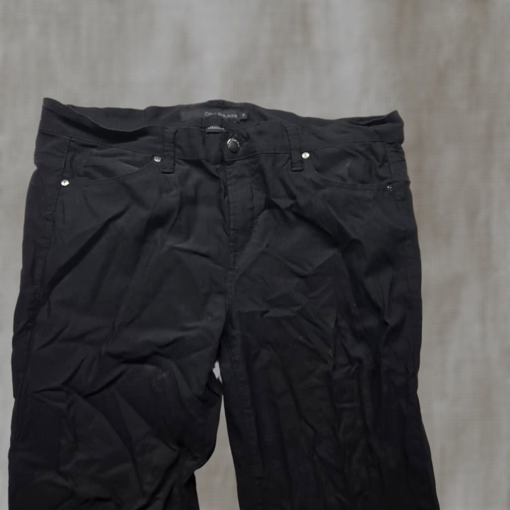 Calvin Klein Calvin Klein Jeans Black Dress Pants Trousers Waist Regular Adult Women's 14 Pants Dress Black Calvin Klein Jeans Womens 14 Size 36" / US 14 / IT 50 - 1 Thumbnail