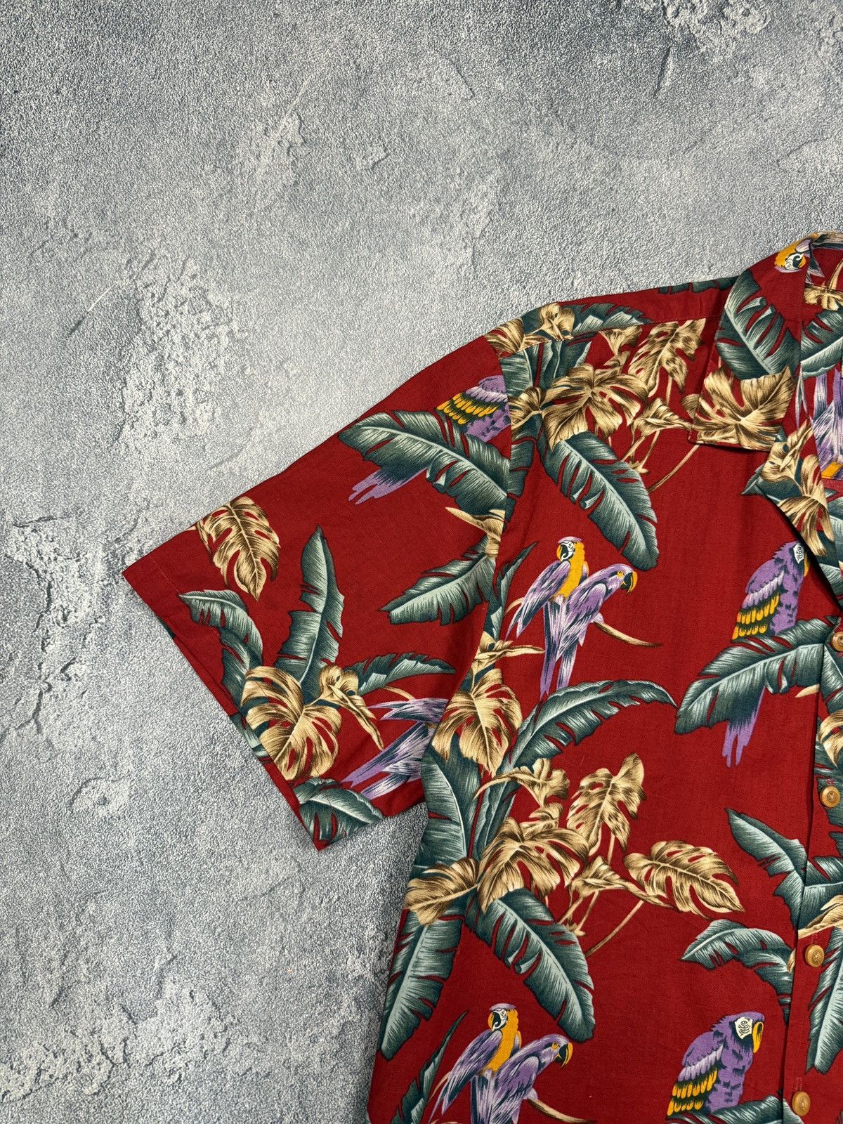 Other Paradise Found Parrot Hawaiian Shirt Magnum PI VTG 80s 90s Size US XL / EU 56 / 4 - 2 Thumbnail