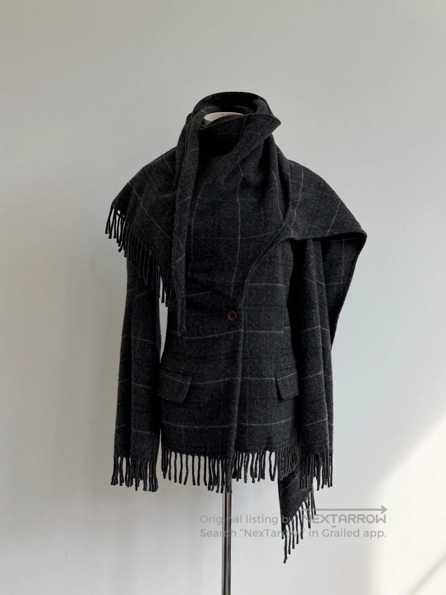 Alexander McQueen Alexander McQueen 1999 AW Overlook Wool Coat. Size US XXS / EU 40 - 1 Thumbnail