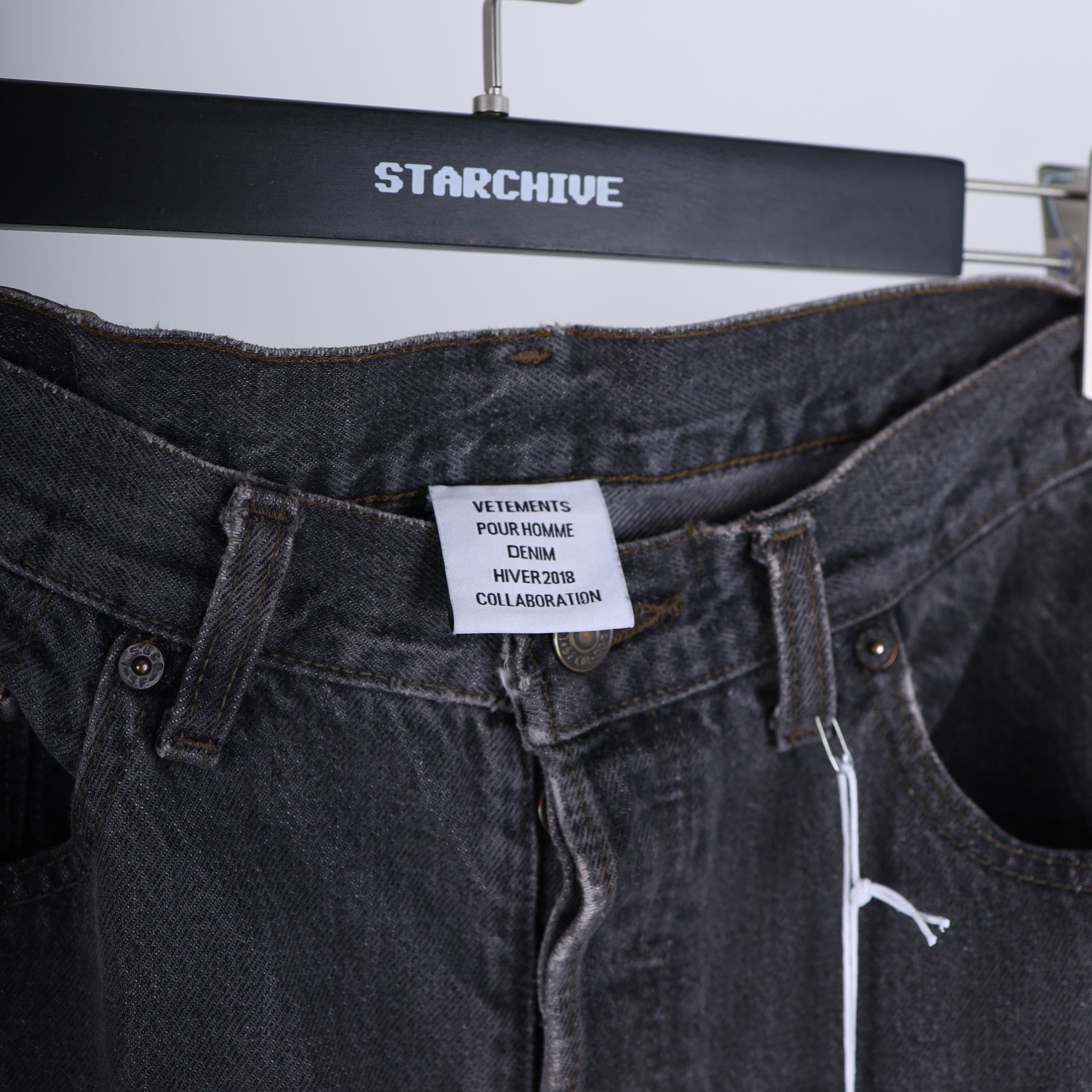 Vetements Vetements Black LEVIS SZ 32 Size US 32 / EU 48 - 5 Thumbnail