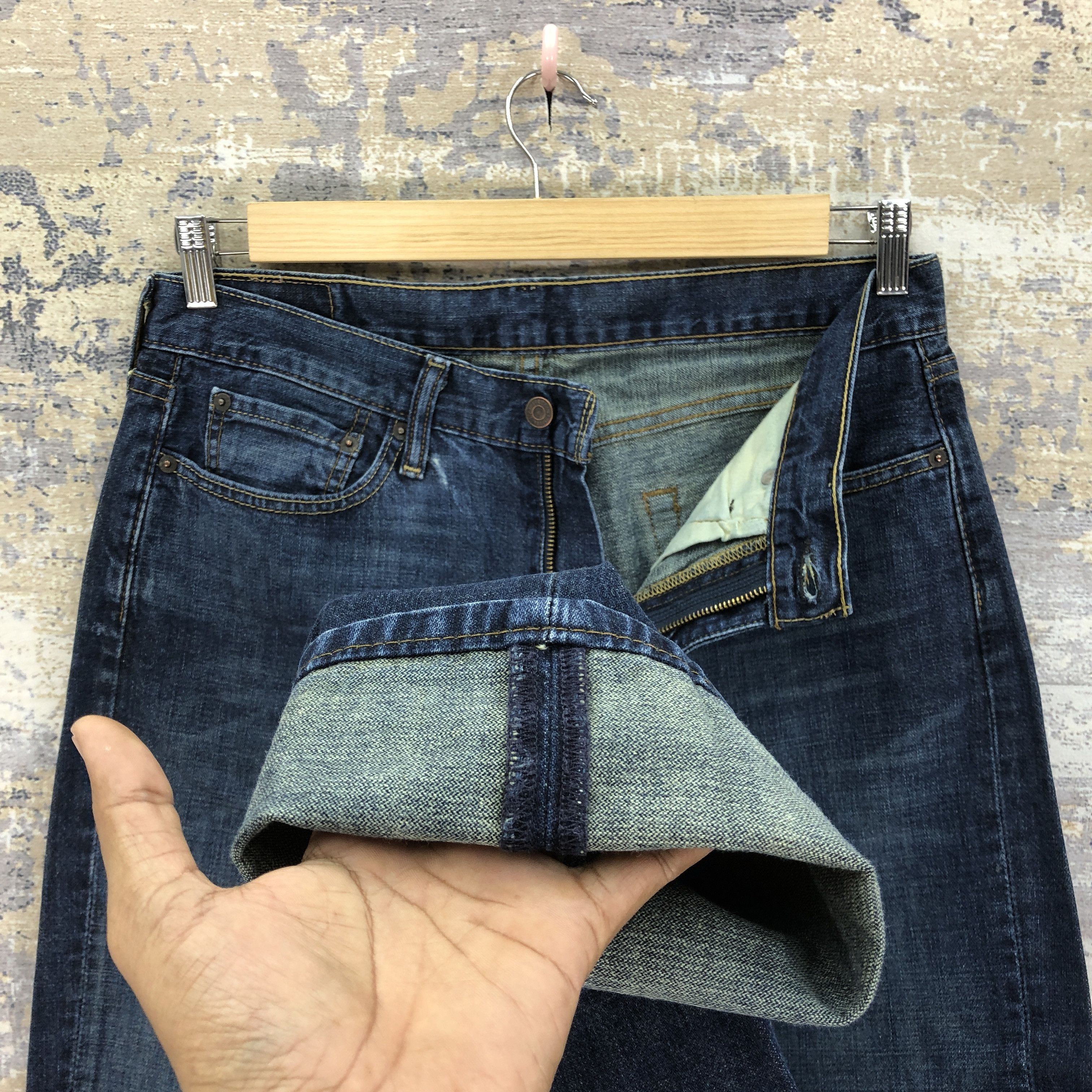 Levi's Vintage Y2K Levis Indigo Wash Jeans Levi's Faded Denim Size US 32 / EU 48 - 8 Thumbnail