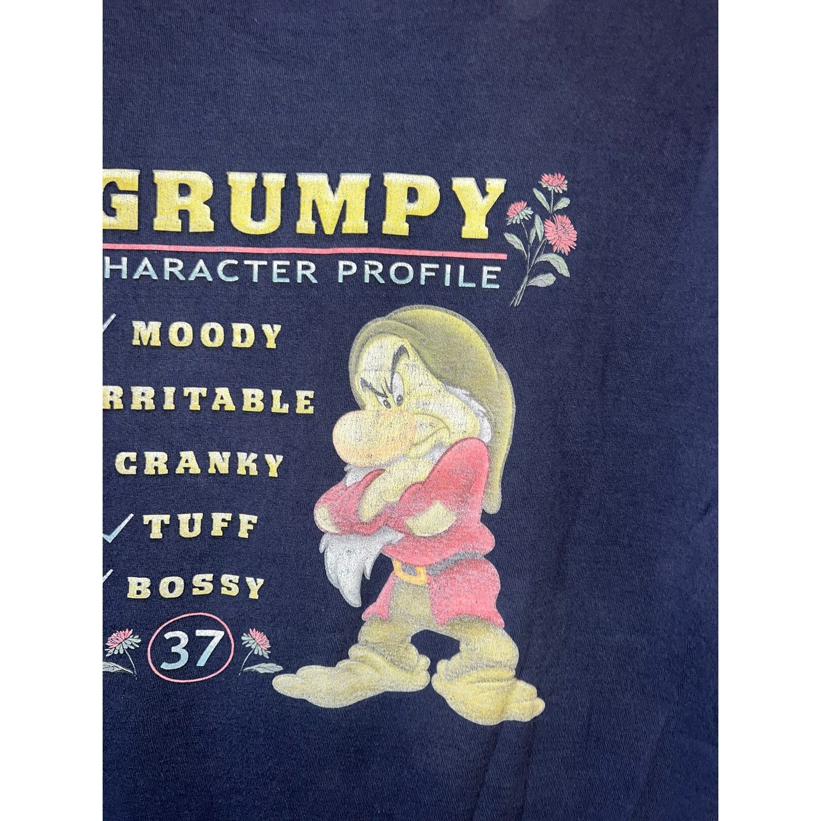 Disney Y2K Disney Florida Grumpy Character Profile Blue Shirt 2000s Size US L / EU 52-54 / 3 - 7 Thumbnail