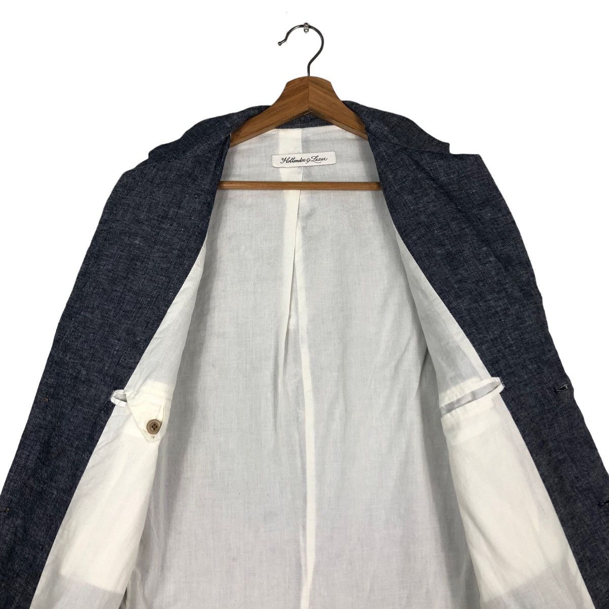 45rpm 🔥Hollander Long Jacket Indigo Sisoko Japan Made Biker Wear Size US M / EU 48-50 / 2 - 14 Thumbnail