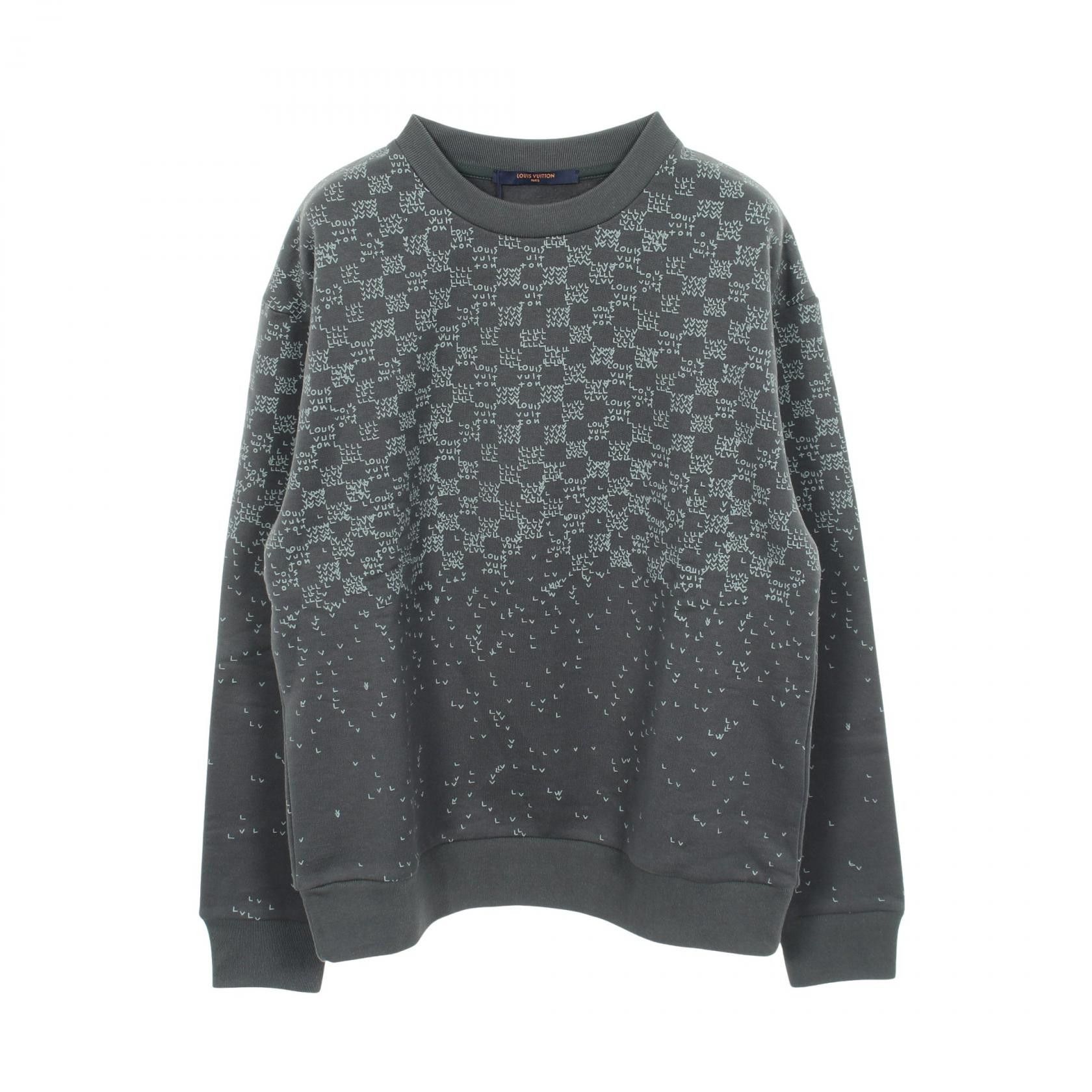 Louis Vuitton Louis Vuitton Louis Vuitton Damier Spread Printed Cotton Sweatshirt Textile Sweatshirts & Hoodies DUTY FREE for USA Size ONE SIZE - 1 Thumbnail