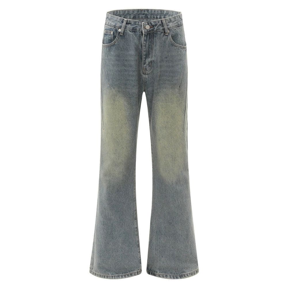 Vintage Men's street hippie washed retro flared jeans Size US 32 / EU 48 - 1 Thumbnail
