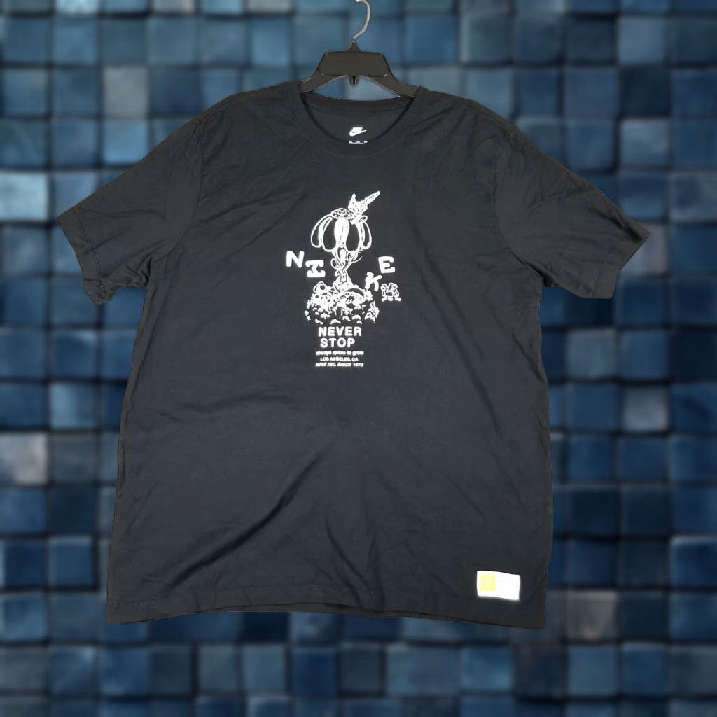 Nike Nike Shirt Mens 2XL Black Never Stop Los Angeles Graphic Tee Cotton Size US XXL / EU 58 / 5 - 1 Thumbnail