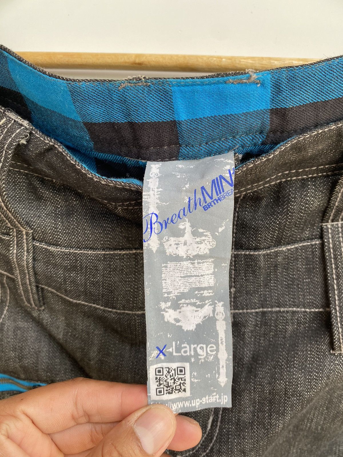 Japanese Brand Vtg Denim BreathMint Double Waist Size US 34 / EU 50 - 10 Thumbnail