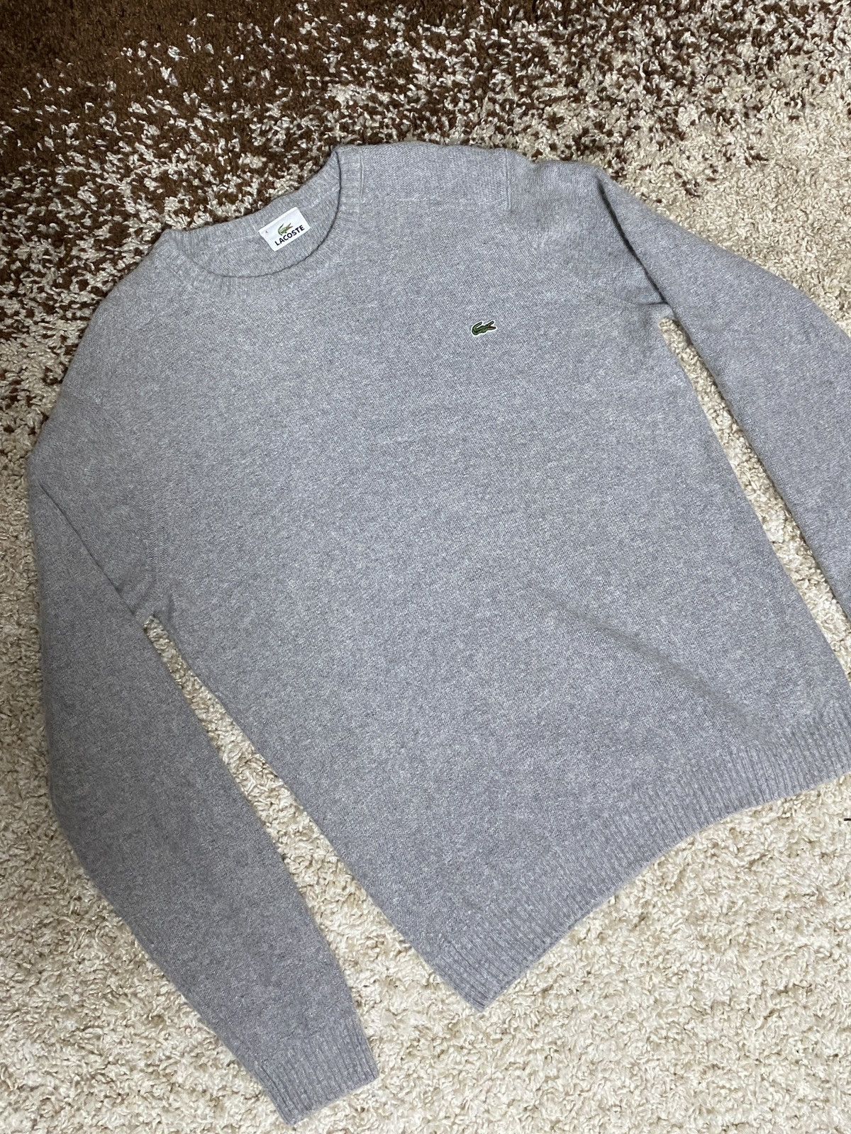 Lacoste Lacoste Sweatshirt Vintage Classic Logo Wool Sweater M Size US M / EU 48-50 / 2 - 1 Thumbnail