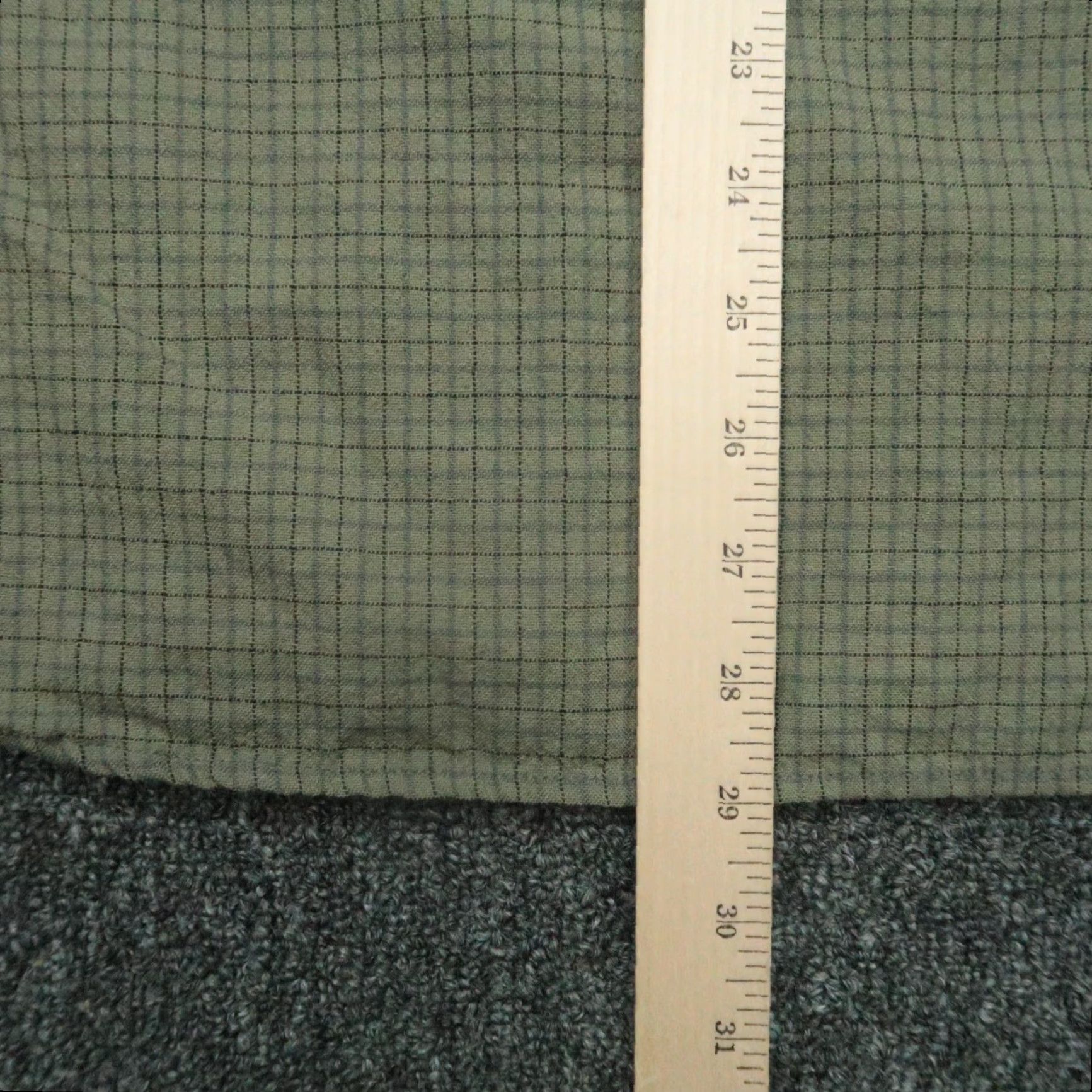 Gustin Gustin Shirt Men L Green Plaid Long Sleeve 100% Wool Button Up Size US L / EU 52-54 / 3 - 7 Thumbnail
