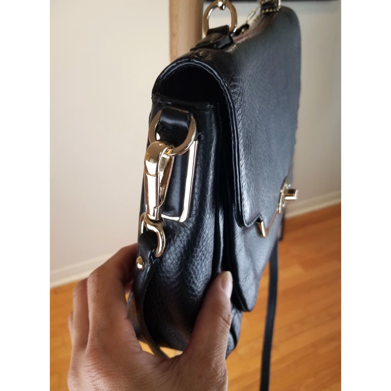 Coach VINTAGE COACH BLACK LEATHER SHOULDER HANDBAG CROSS BAG 26624 Ladies Medium Bag Size ONE SIZE - 6 Thumbnail
