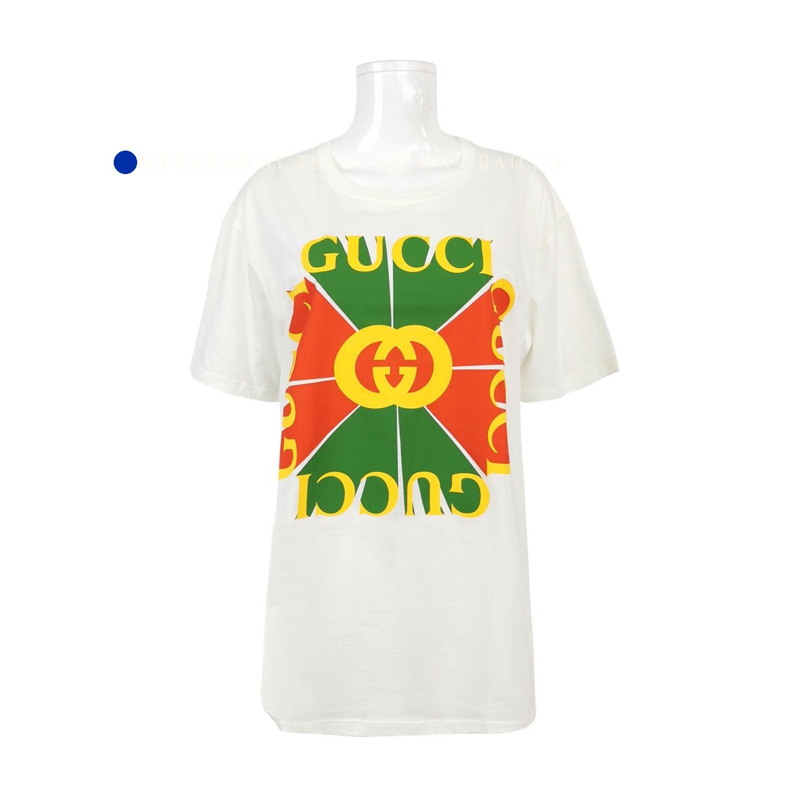 Gucci Graphic Logo T-Shirt in White Size US M / EU 48-50 / 2 - 1 Thumbnail