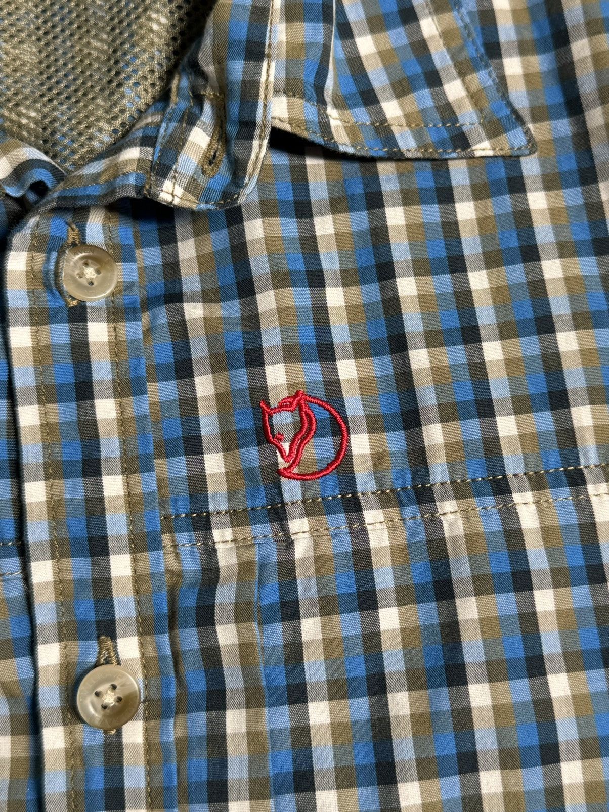 Fjallraven Fjallraven Ovik Shirt Men Button Up Plaid Blue Regular Fit Size US M / EU 48-50 / 2 - 5 Thumbnail
