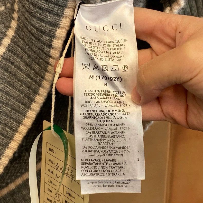 Gucci Gucci 23fw popular gray old flower full-print wool short sl Size US M / EU 48-50 / 2 - 5 Thumbnail