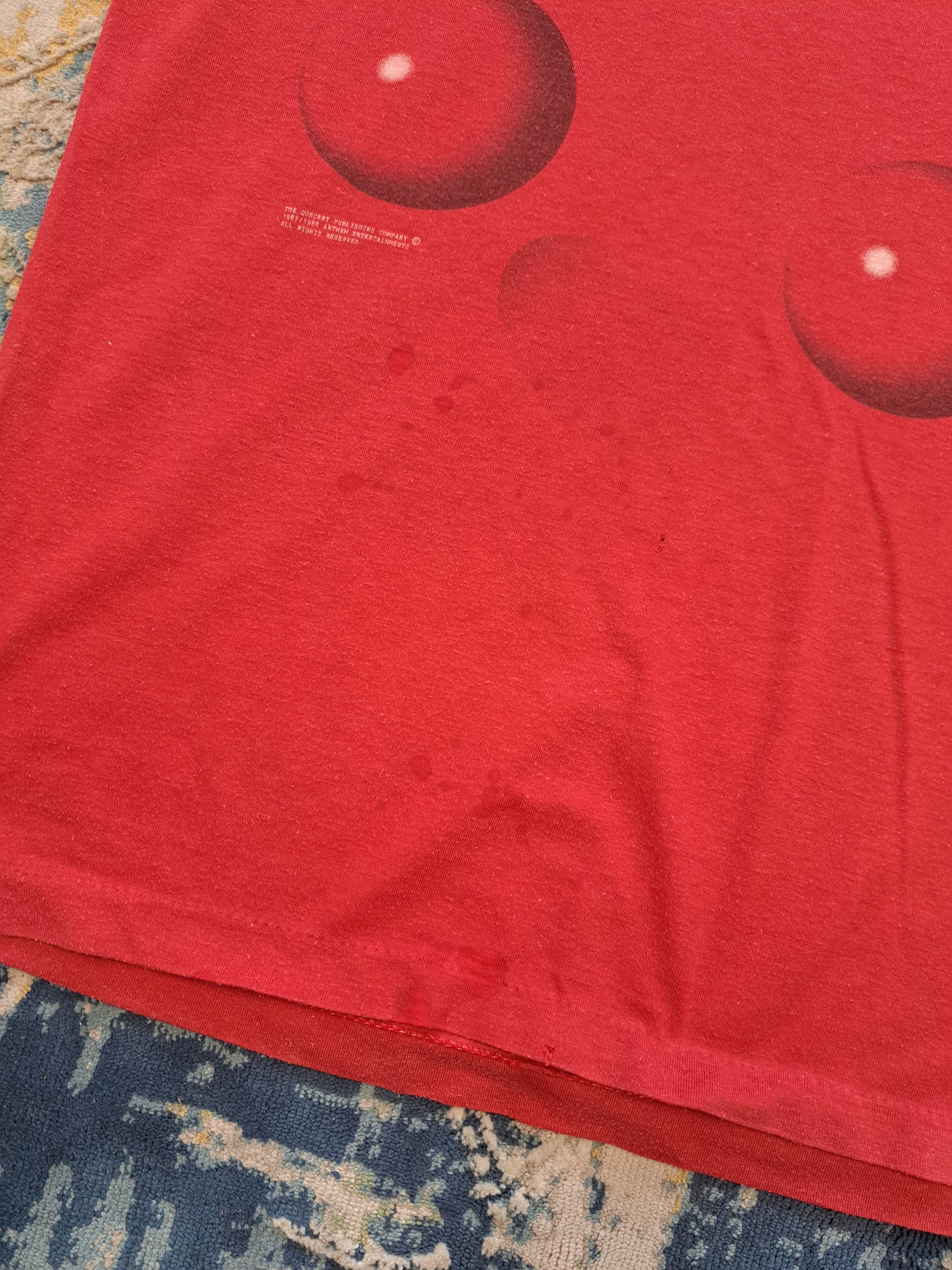 Band Tees Vintage 1988 Rush Hold Your Fire Tour Tee Hard Rock Metal Size US L / EU 52-54 / 3 - 10 Thumbnail