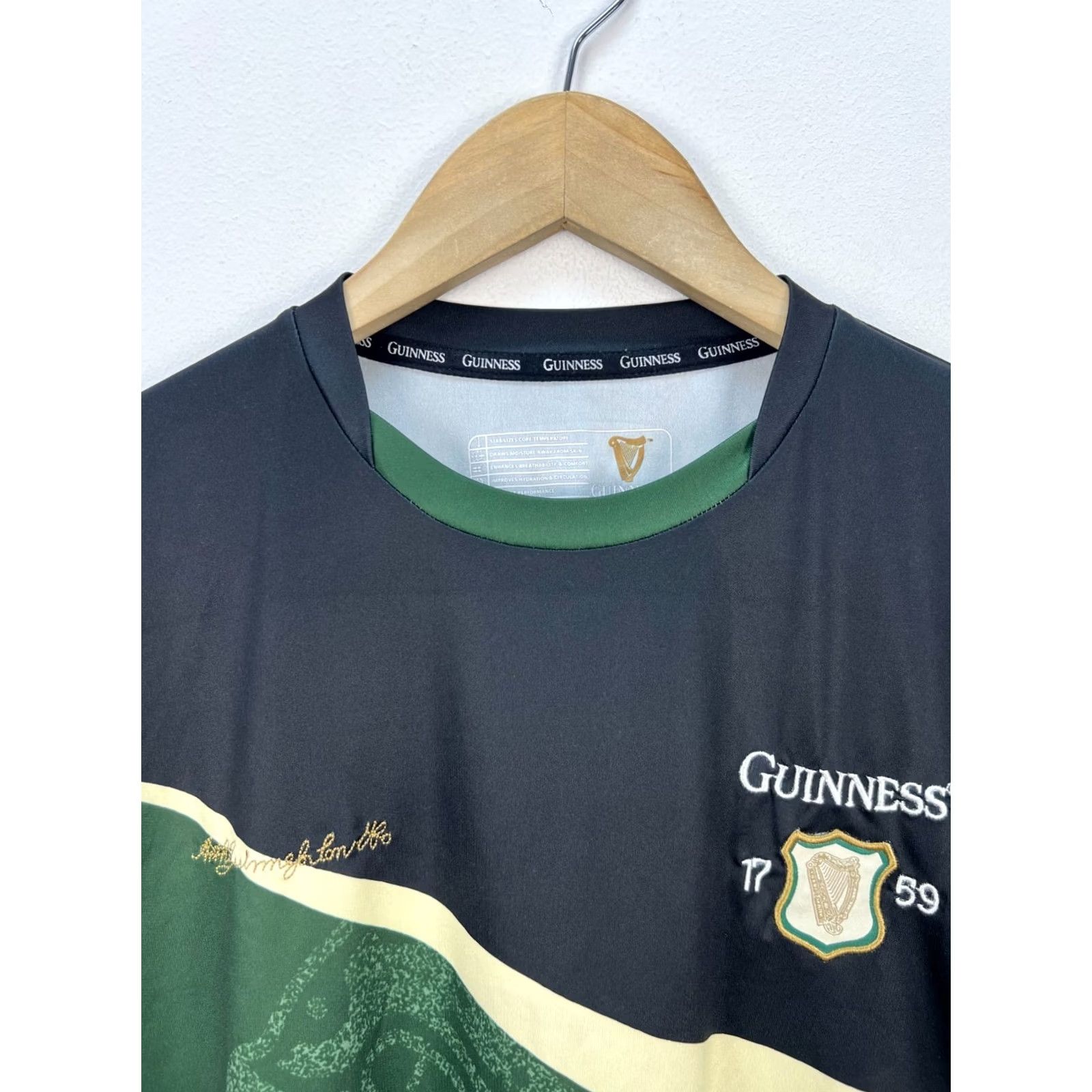 Vintage Guinness GAA Shirt Logo Graphic Promo Jersey Size L Green Men T-Shirt Crew Neck Short Sleeve Vintage-Style? Size US L / EU 52-54 / 3 - 3 Thumbnail
