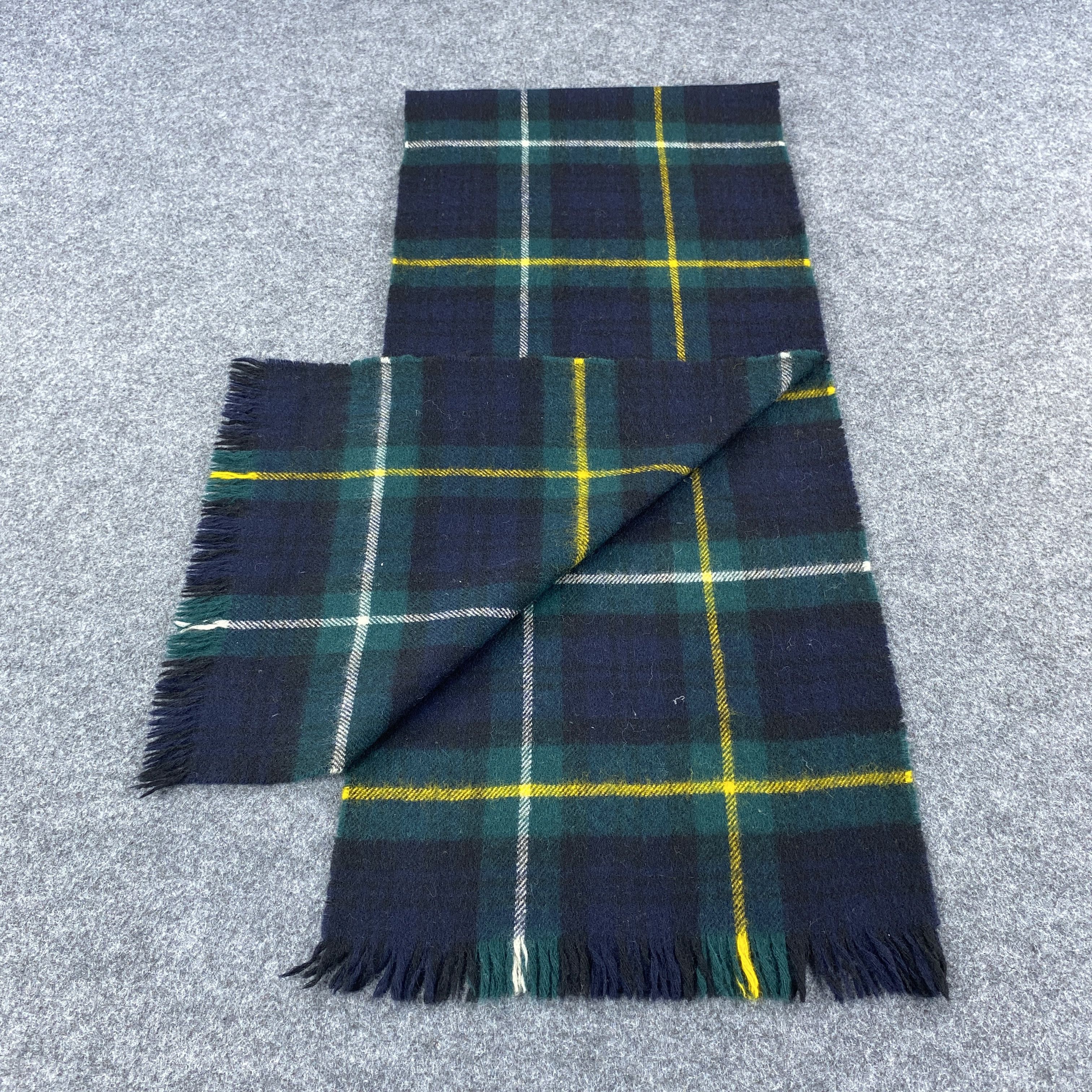Johnstons Of Elgin × Vintage Johnstons of Elgin Scarf # Muffler # Neckwear # z # D517 Size ONE SIZE - 4 Thumbnail
