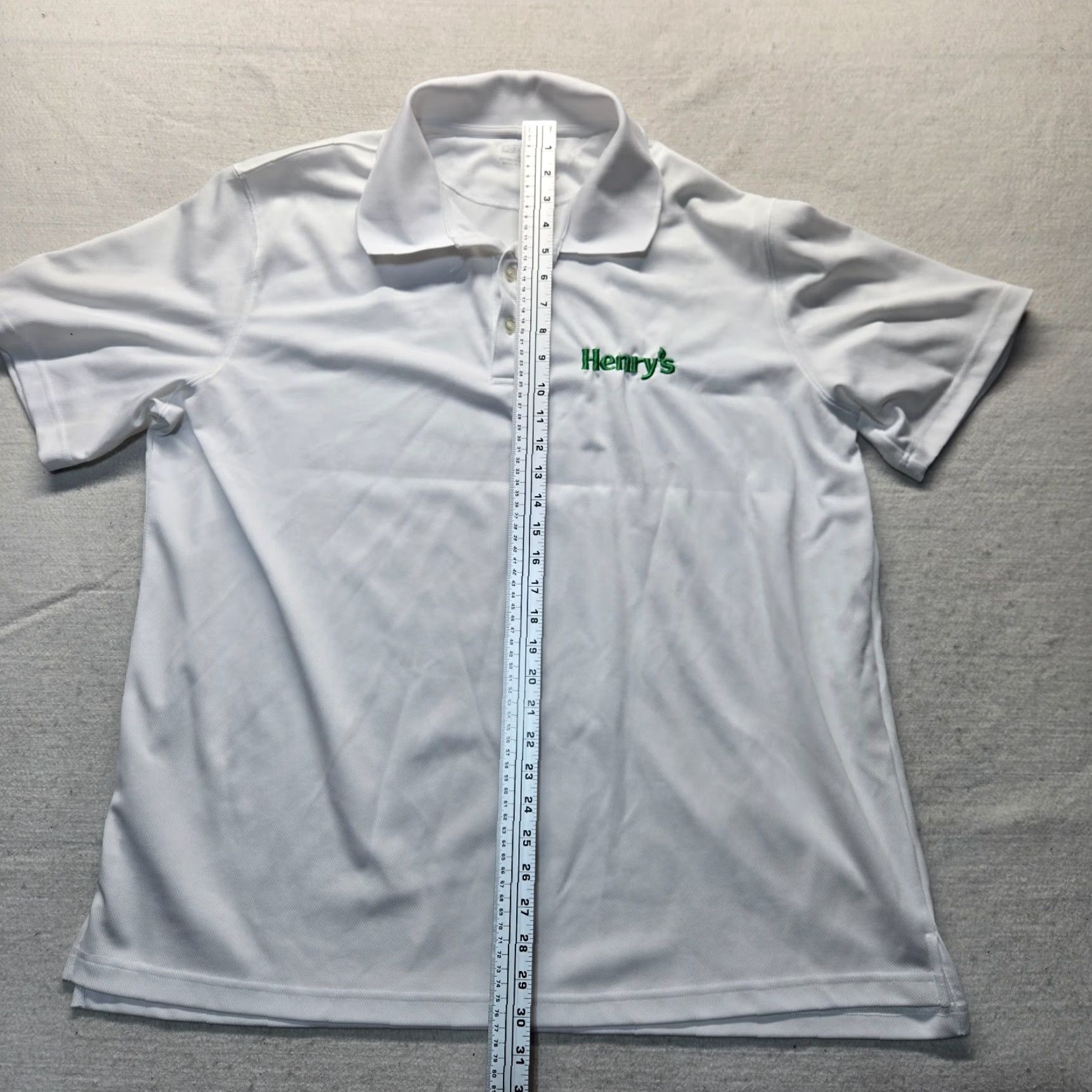 Vintage Edwards Polo Shirt Adult 2XL White Cotton Polyester Regular Short Sleeve Buttoned Edwards AP-360 Mens Shirt Size US XXL / EU 58 / 5 - 7 Thumbnail