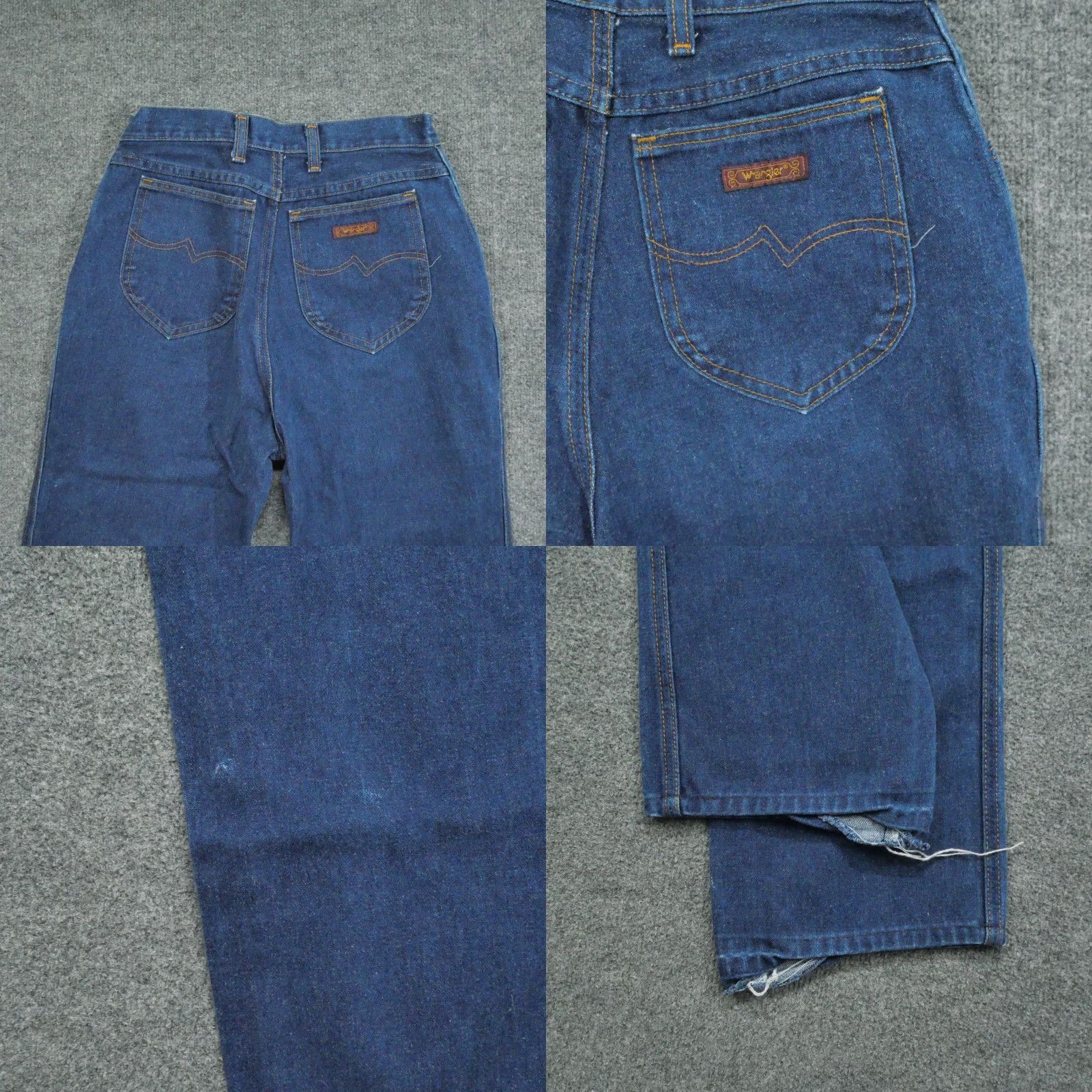 Wrangler VINTAGE Wrangler Jeans Womens 12 28x29 Blue Denim Pants Western 70s Size 28" / US 6 / IT 42 - 9 Thumbnail