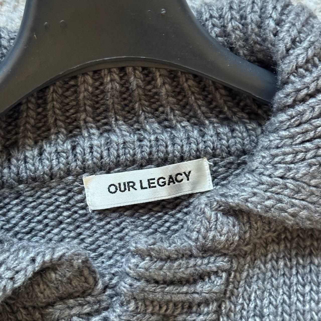 Our Legacy Our Legacy Silk Blend Oversize Heavy Knitted Cardigan Size US S / EU 44-46 / 1 - 8 Thumbnail