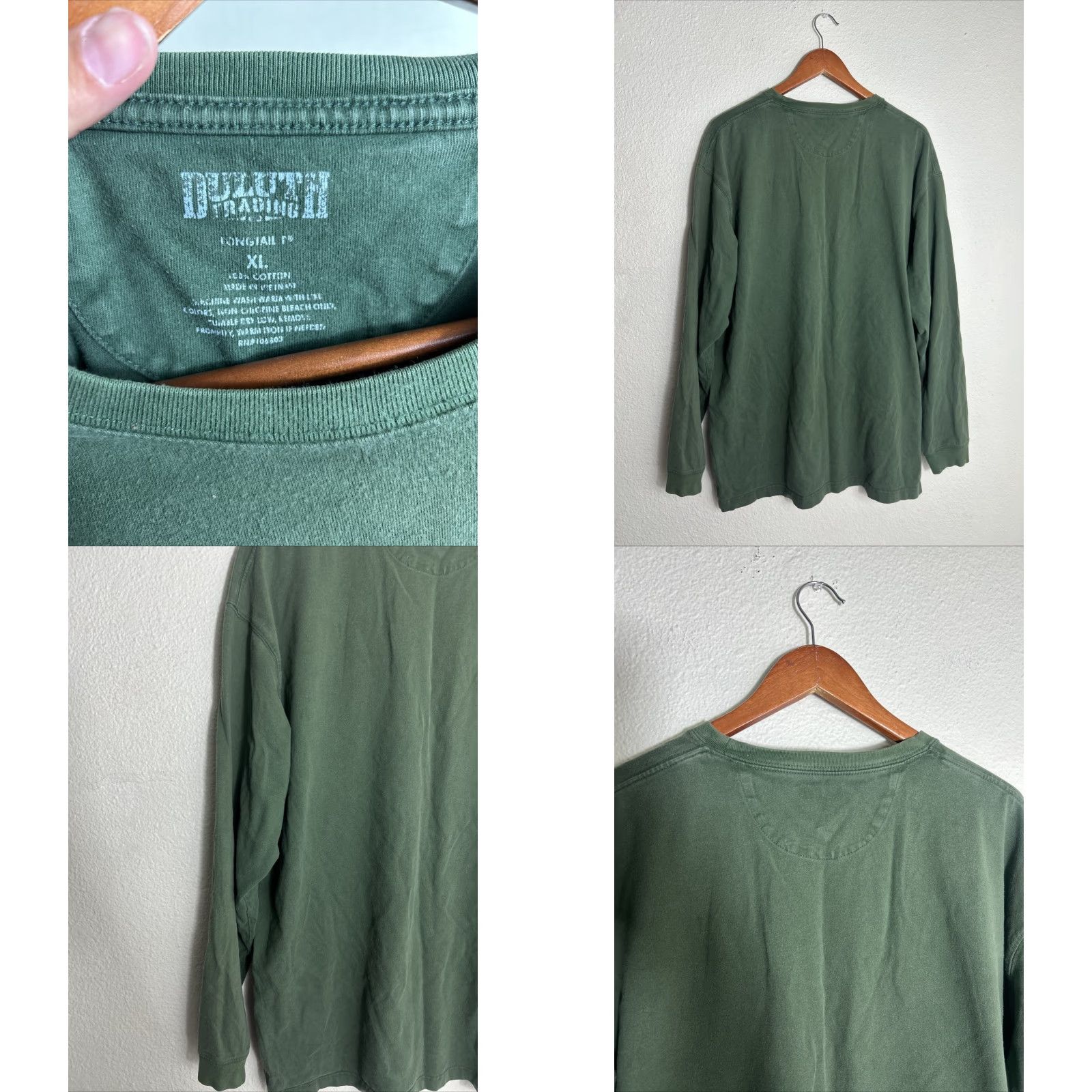 Vintage **Duluth Men's Green XL Long Sleeve T-Shirt with Pocket** User: Duluth Men's Green XL Long Sleeve T-Shirt with Pocket Size US XL / EU 56 / 4 - 8 Thumbnail