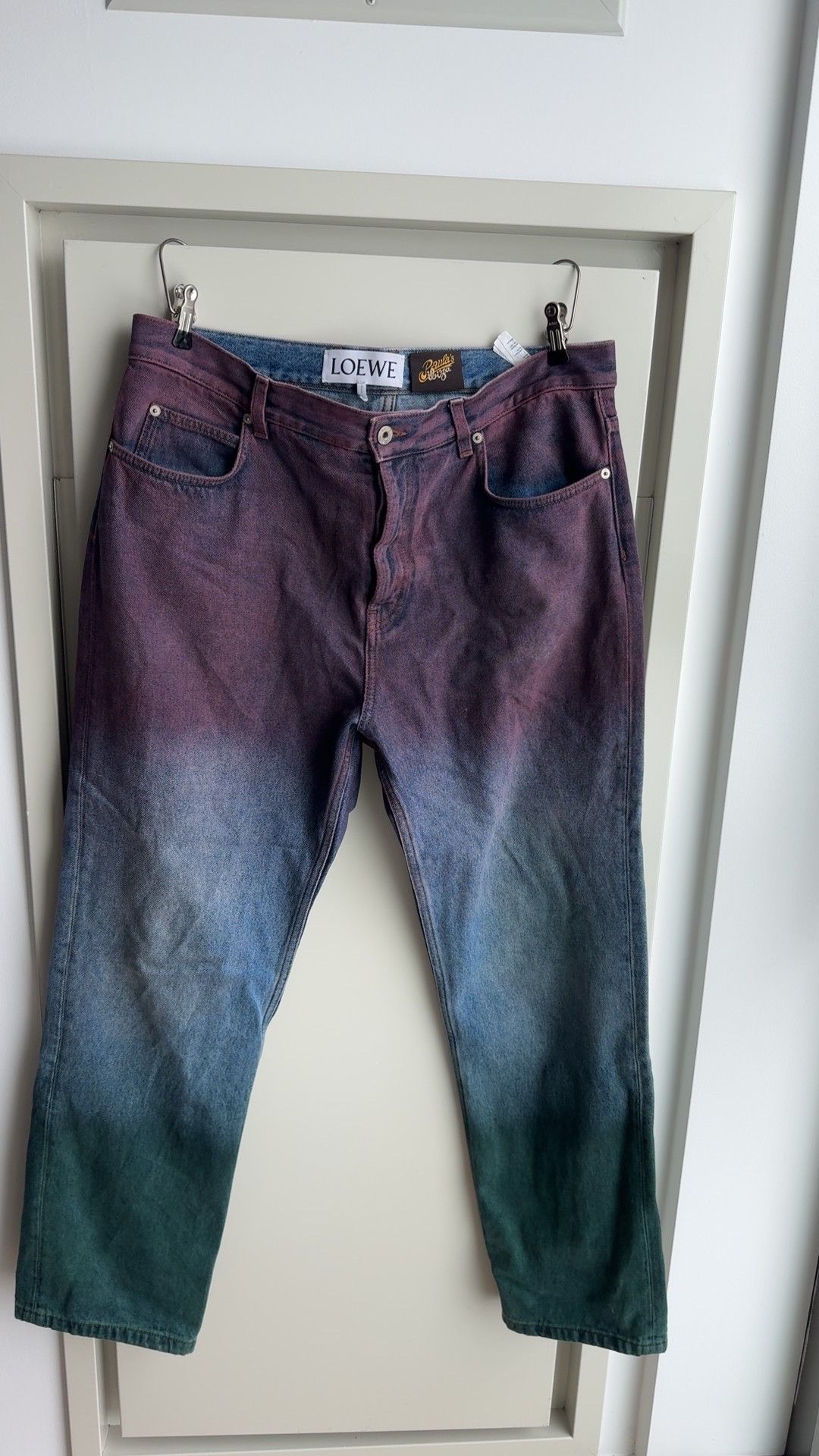 Loewe Loewe x Paula's Ibiza Straight-Leg Dégradé Jeans Size US 36 / EU 52 - 1 Thumbnail