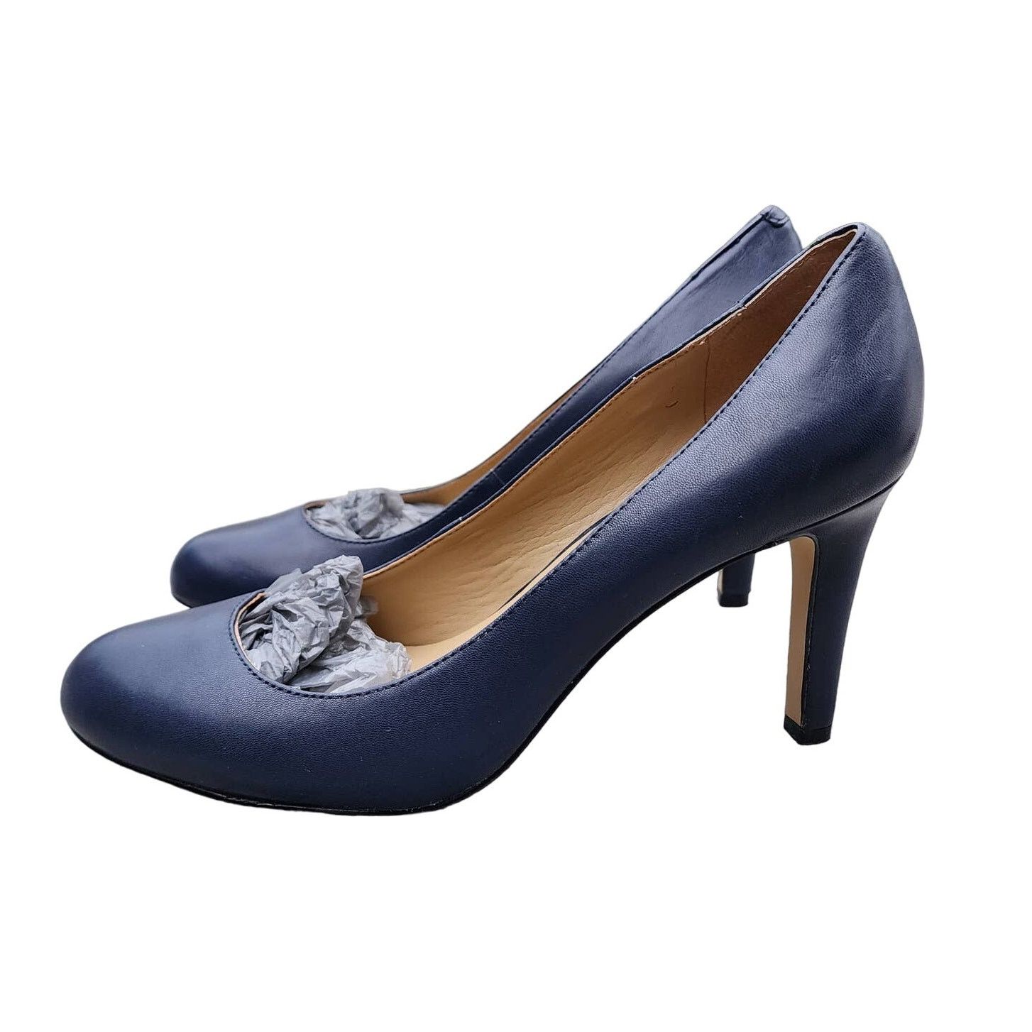 Ann Taylor Ann Taylor Classic Round Toe Leather Pumps Heels 9.5 Size US 9.5 / IT 39.5 - 9 Thumbnail