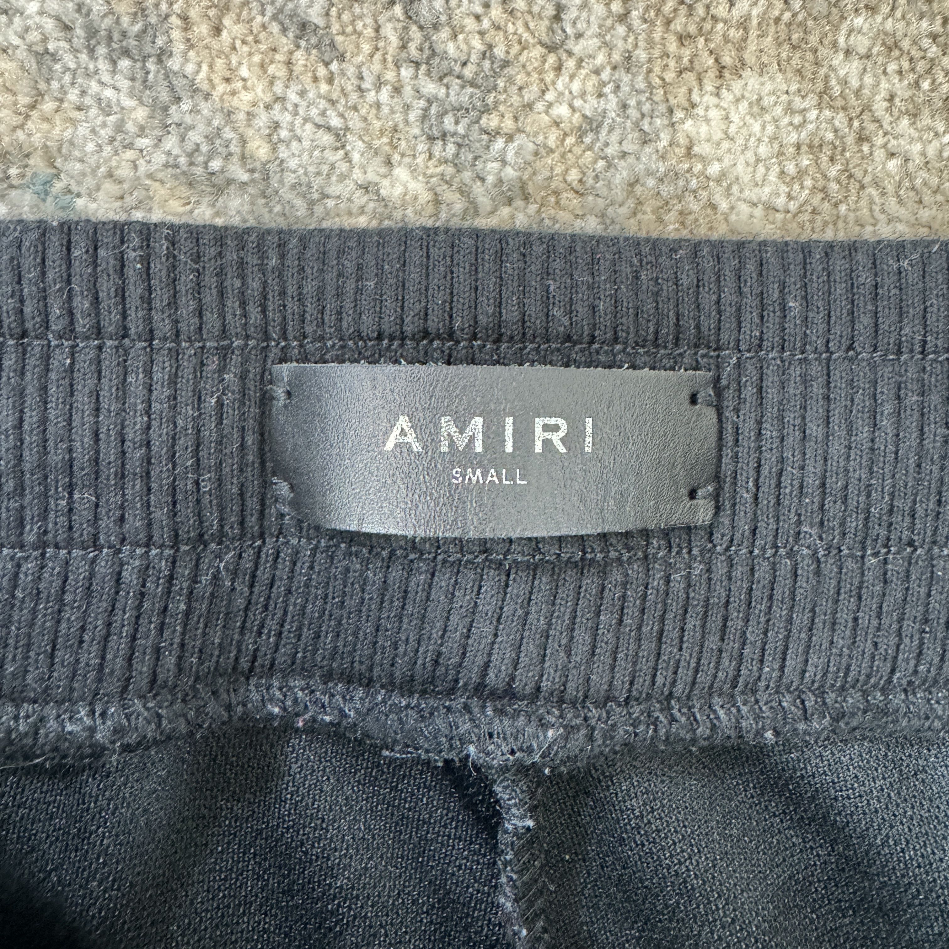 Amiri Amiri Cotton Logo Stripe Sweatpants In Black RRP £680 Size US 30 / EU 46 - 8 Thumbnail