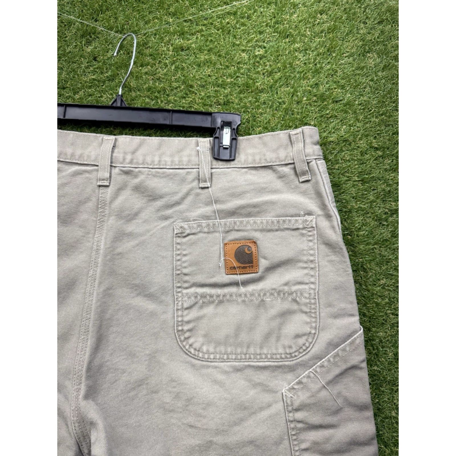 Carhartt VINTAGE Carhartt Cargo Shorts Men 42 Canvas Beige 90s Workwear Vintage Mens Shorts 42 Ba Size US 42 / EU 58 - 5 Thumbnail