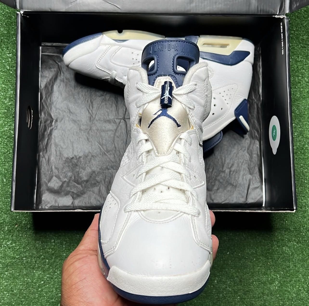 Jordan Brand Air Jordan 6 Retro ‘Midnight Navy’ 2022 Size US 8.5 / EU 41-42 - 4 Thumbnail