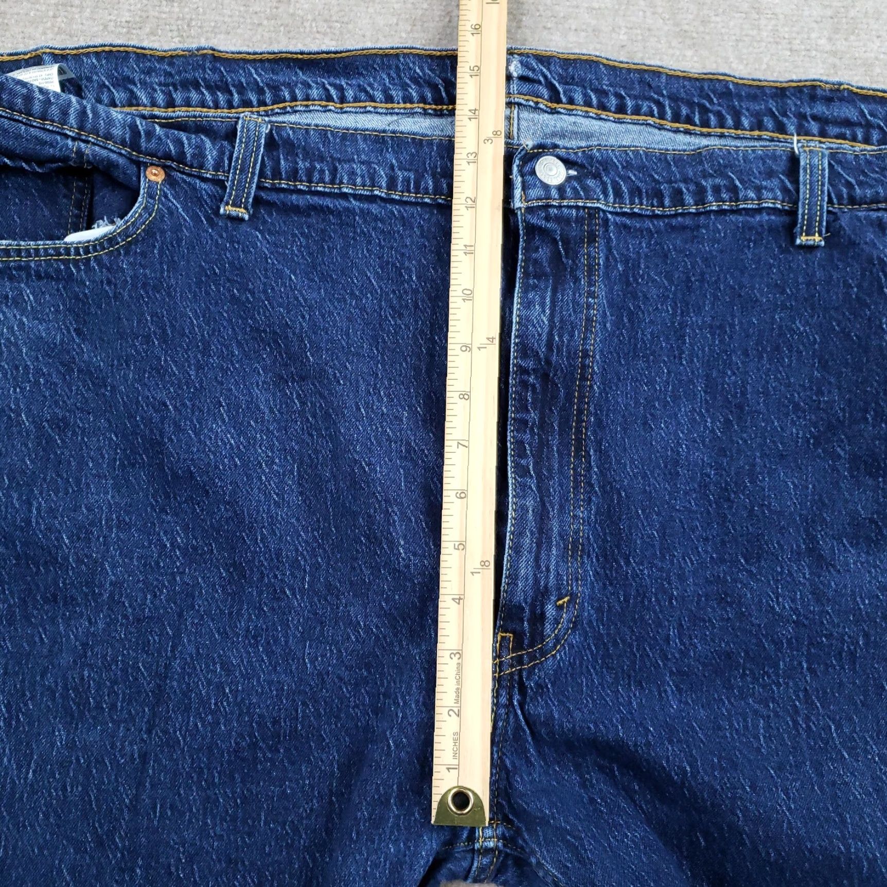 Levi's Levi's 502 Jeans Mens Tapered Fit Blue Denim Stretch Casual Size US 38 / EU 54 - 7 Thumbnail
