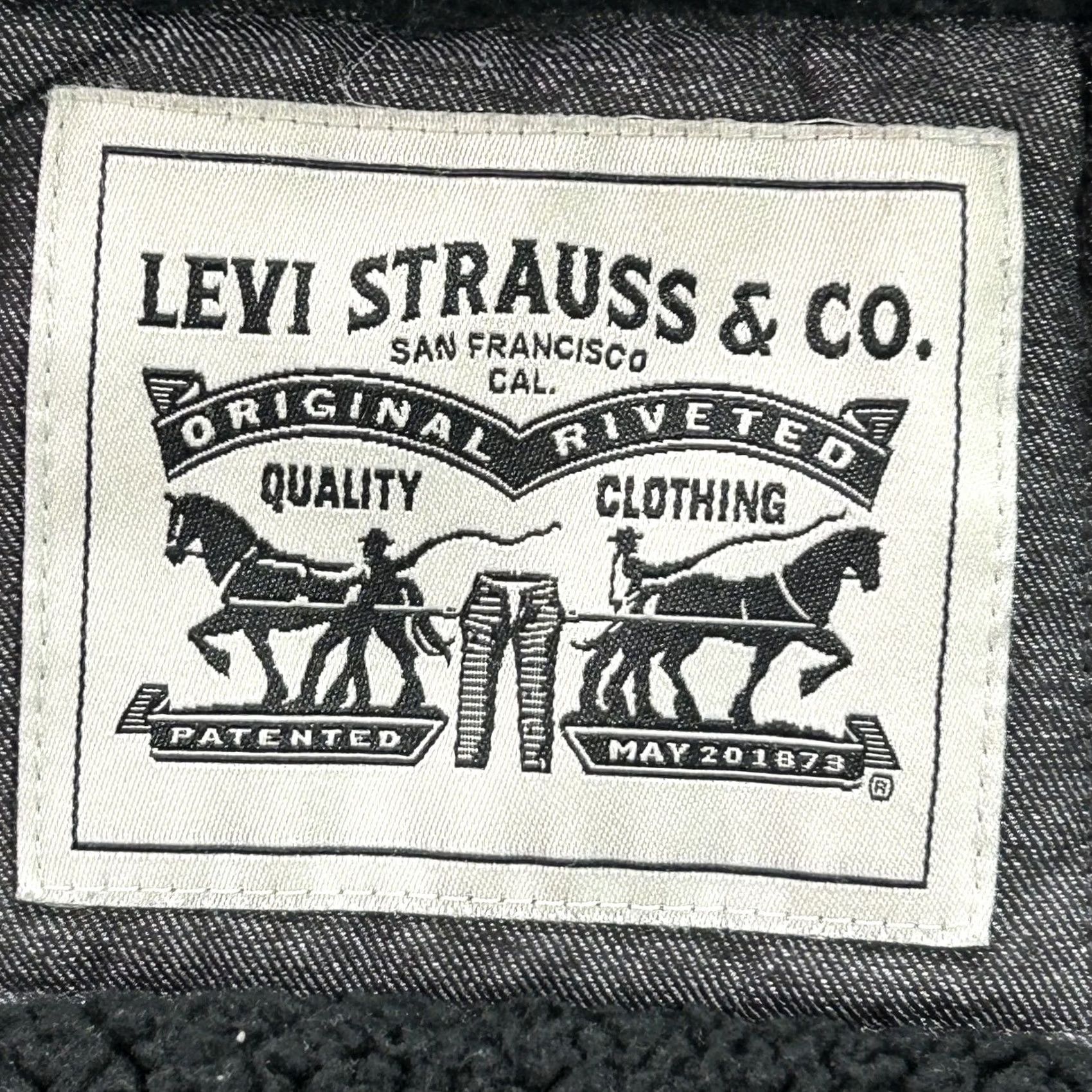Levi's Levi'S Jacket Mens S Gray Hooded Softshell Full Zip Sherpa Lined Insulated Size US S / EU 44-46 / 1 - 4 Thumbnail