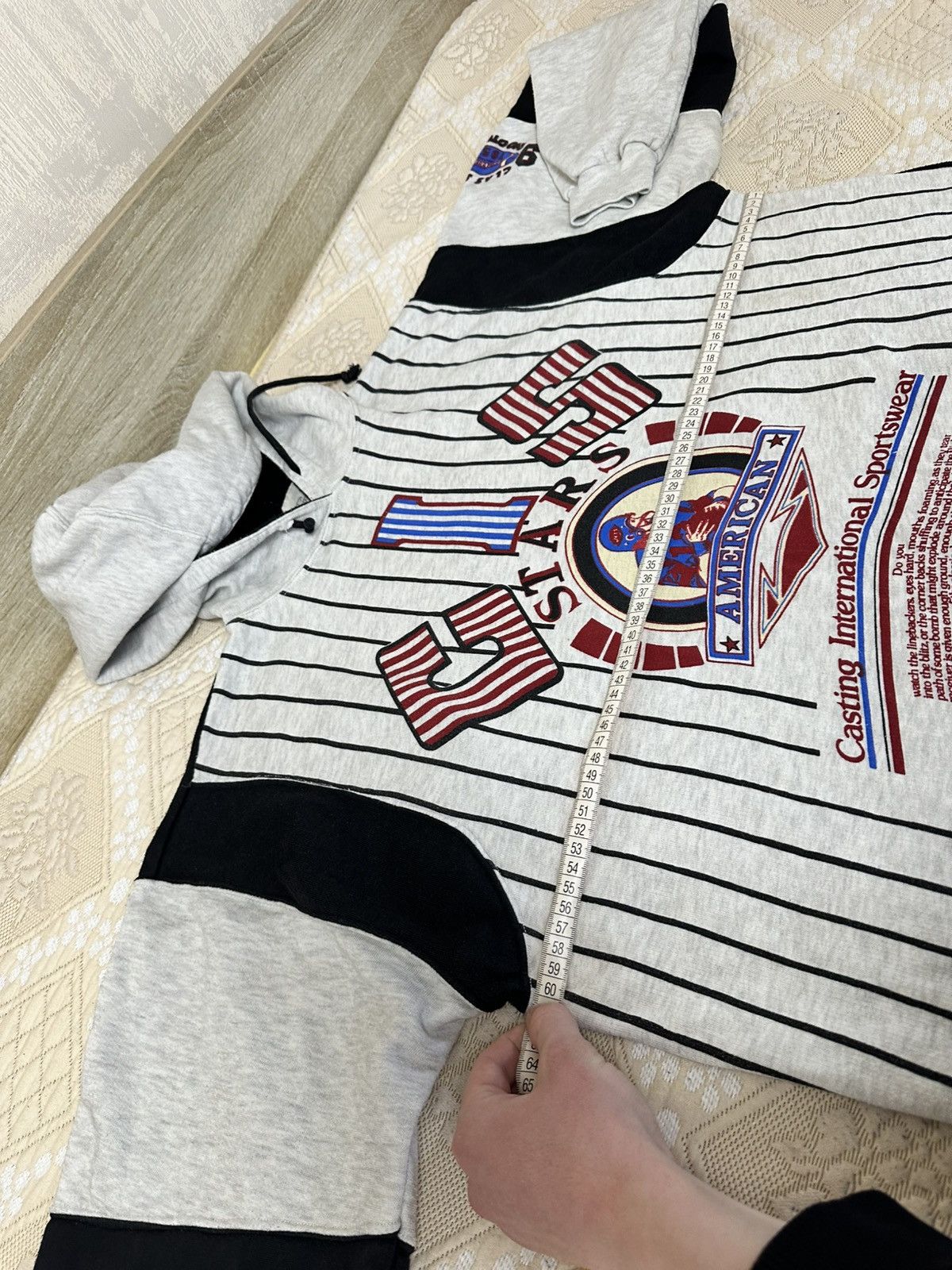 NFL 🔥 90s NFL Vintage Football Hoodie Sweatshirt CIS USA Size US M / EU 48-50 / 2 - 12 Thumbnail