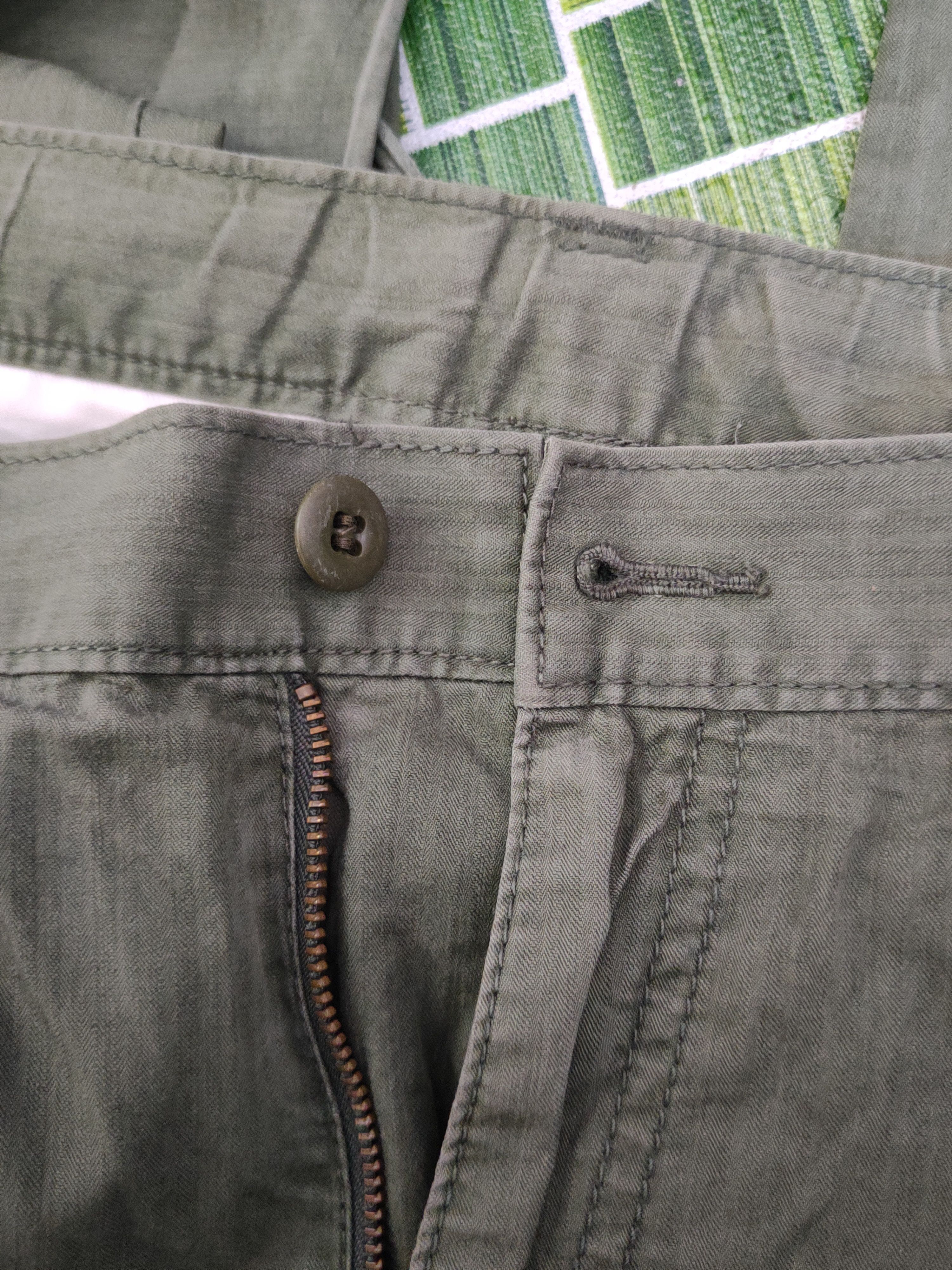 Japanese Brand DL Uniqlo Green Multipocket Cargo Pants #2622 Size US 34 / EU 50 - 15 Thumbnail