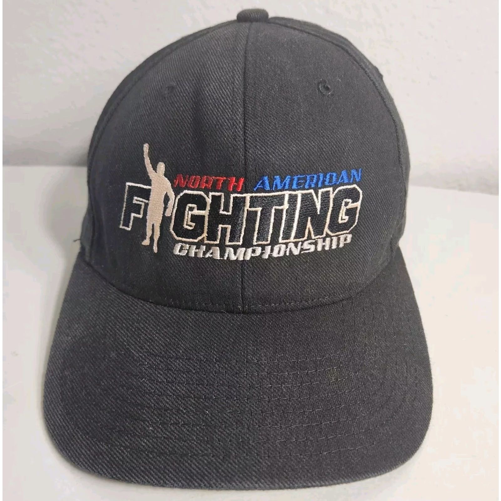 Vintage VINTAGE MMA North American Fighting Championship Black Flex Fit Cap S/M Mens Richardson Cap Size ONE SIZE - 2 Thumbnail
