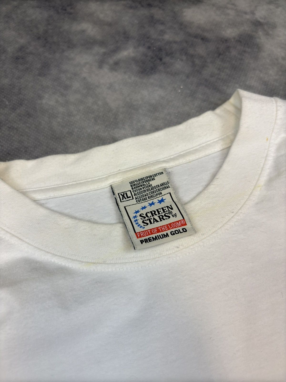 Vintage Vintage 90s Manchester is Red T shirt tee Oversize soccer Size US XL / EU 56 / 4 - 3 Thumbnail