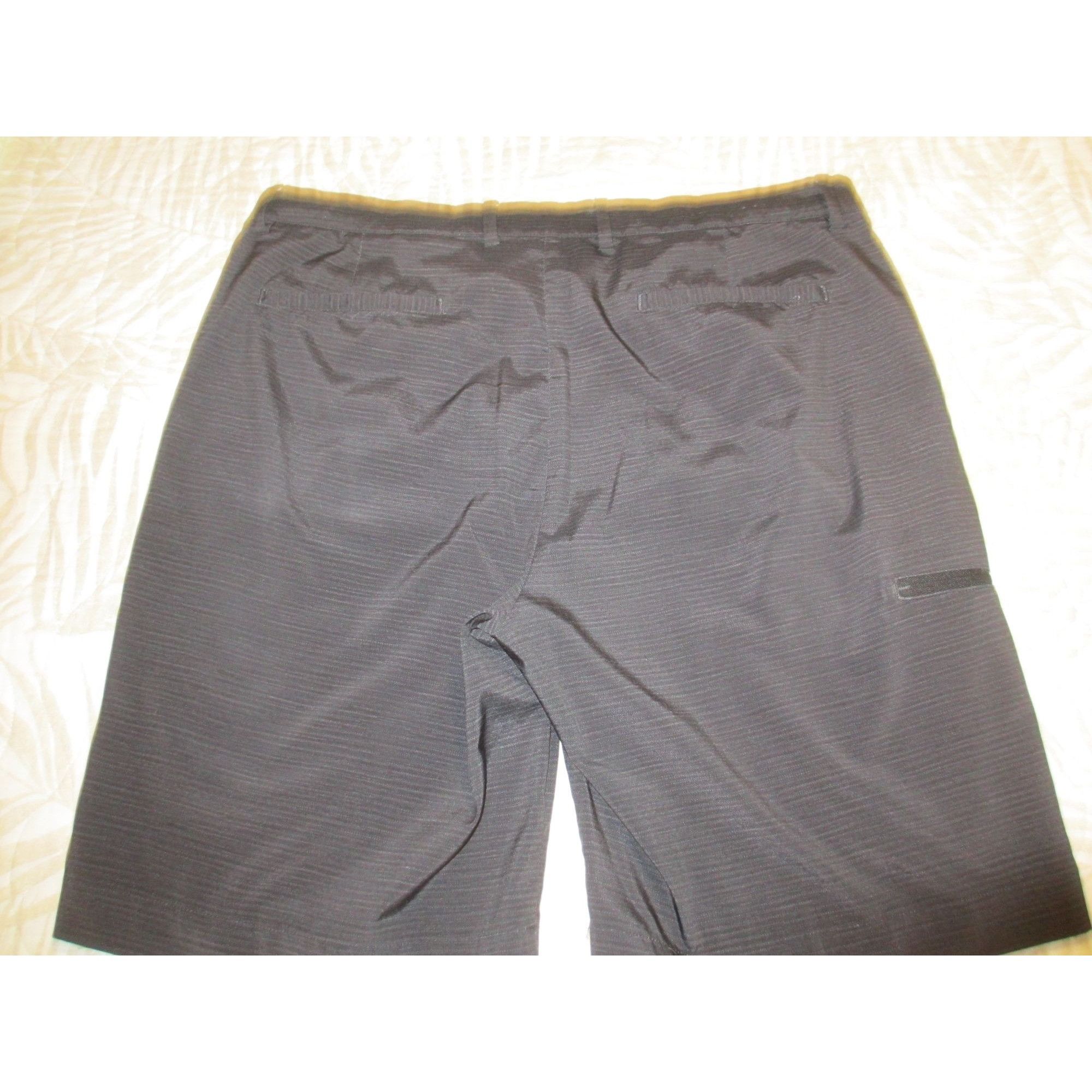 Greg Norman Greg Norman Golf Performance Striped Shorts 36 Black Polyest Size US 36 / EU 52 - 2 Thumbnail