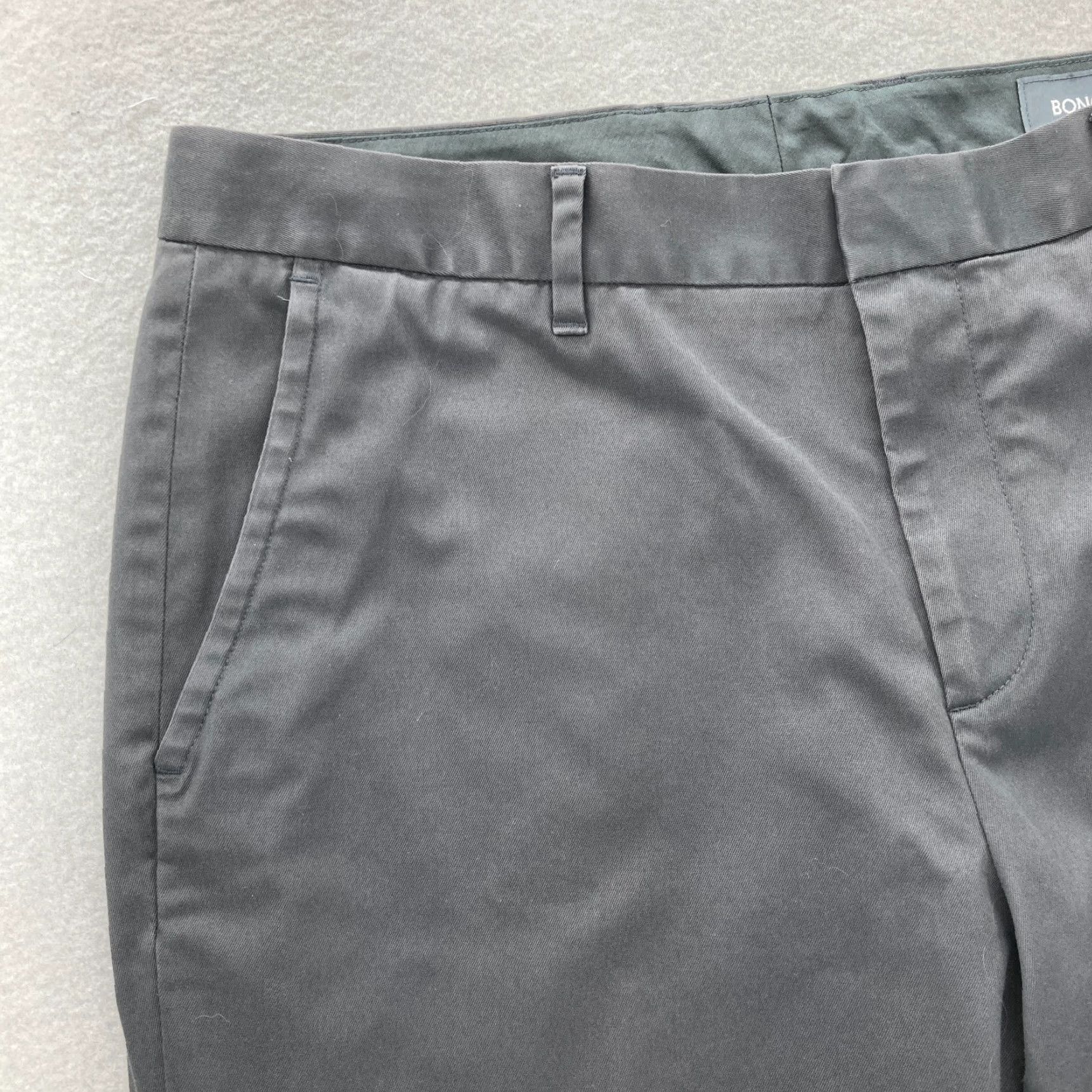 Bonobos Bonobos Friday Pants Mens 33x30 Gray Straight Leg Dress Chino Weekday Warriors Size US 33 - 3 Thumbnail