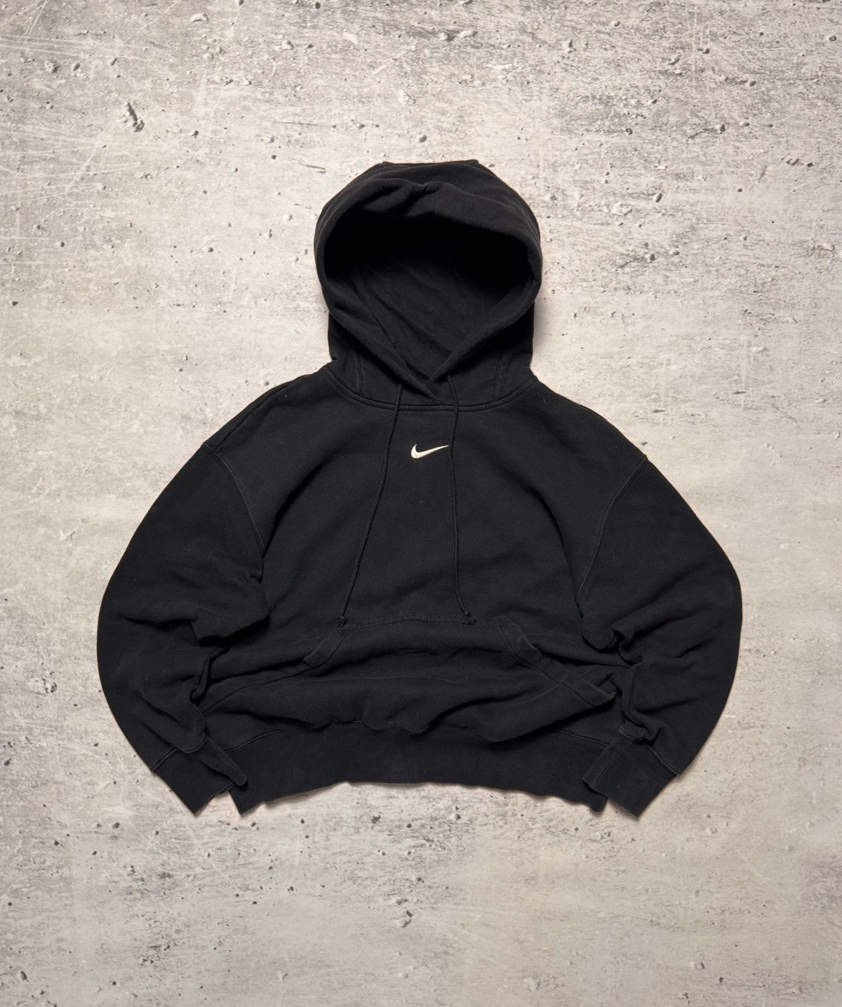 Nike × Vintage NIKE VINTAGE CENTER LOGO OVERSIZE BOXY HOODIE Size US S / EU 44-46 / 1 - 1 Thumbnail