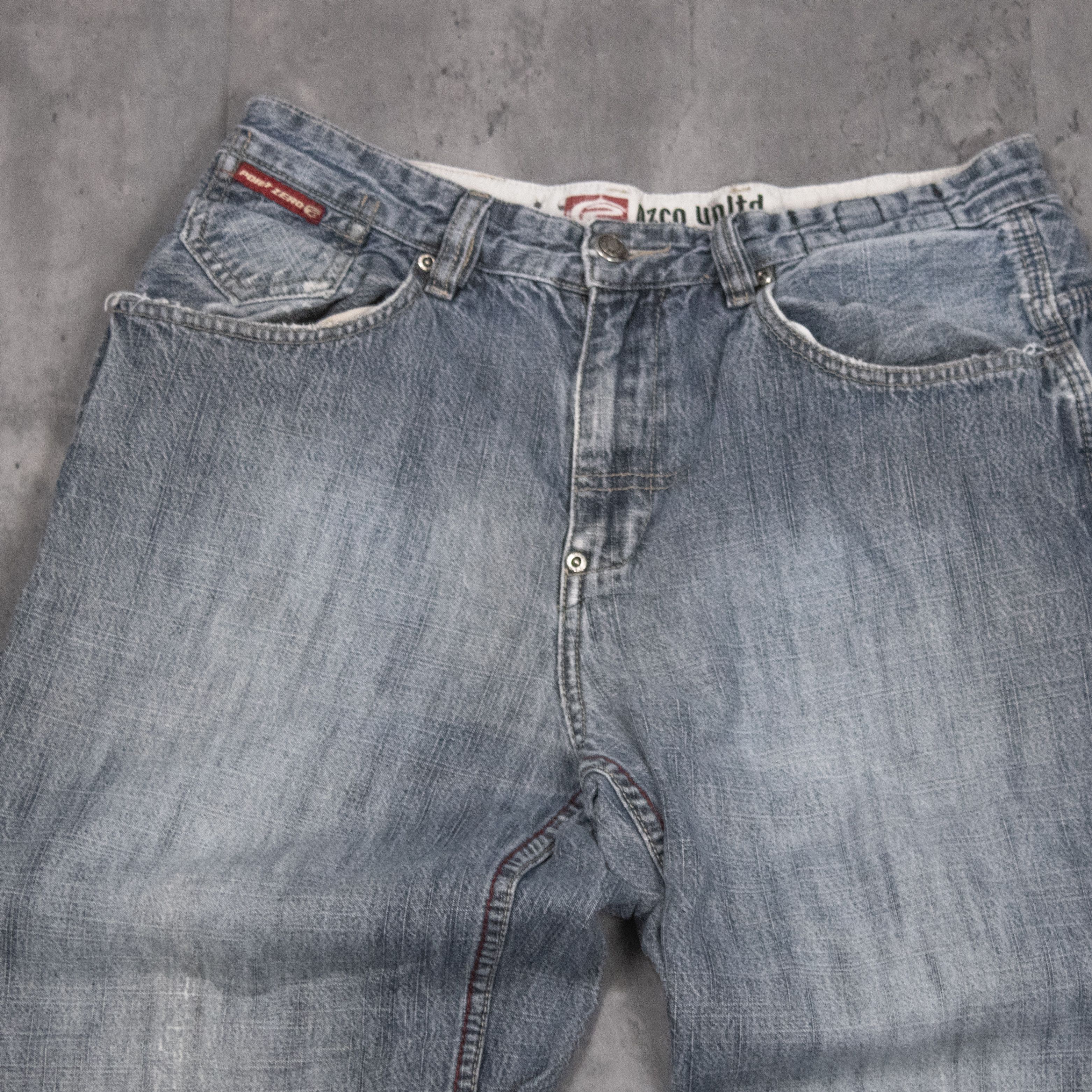 Point Zero VTG Y2K Point Zero Grey Baggy Denim Jeans Size US 30 / EU 46 - 9 Thumbnail