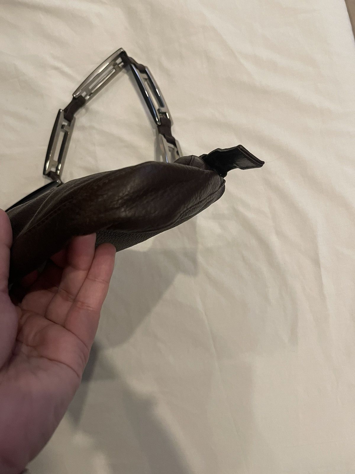Fendi × Vintage Fendi Leather chain pochette Size ONE SIZE - 20 Thumbnail