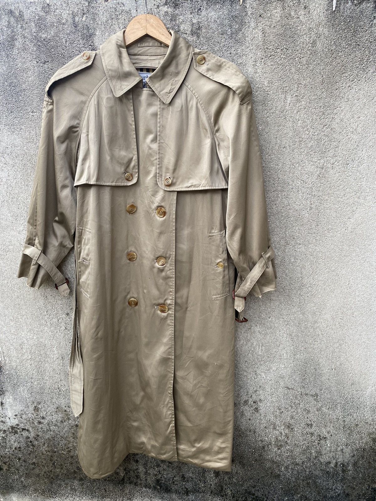 Burberry × Burberry Prorsum × Vintage Burberrys Double Breasted Trench Coat Nova Check Size US XS / EU 42 / 0 - 1 Thumbnail