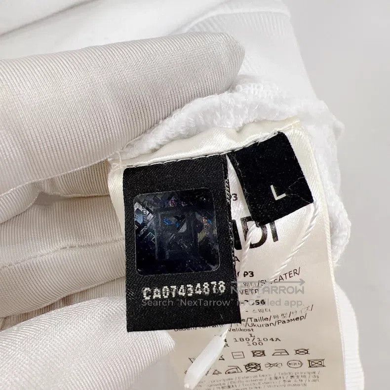 Fendi Fendi White hoodie Size US L / EU 52-54 / 3 - 8 Thumbnail