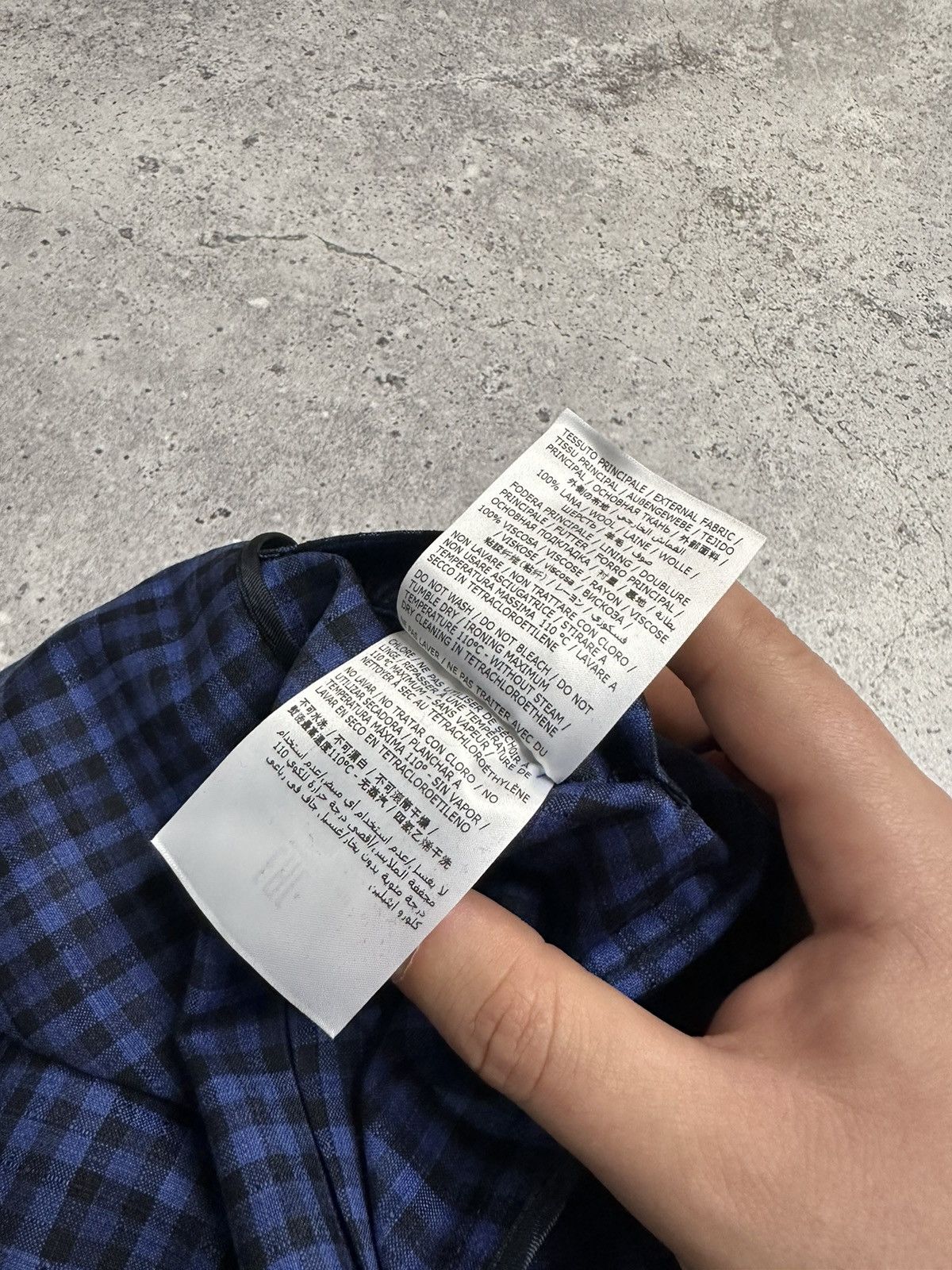 Boggi Boggi Milano Reda 1865 Blue Plaid Light Wool Button Blazer Size US S / EU 44-46 / 1 - 19 Thumbnail
